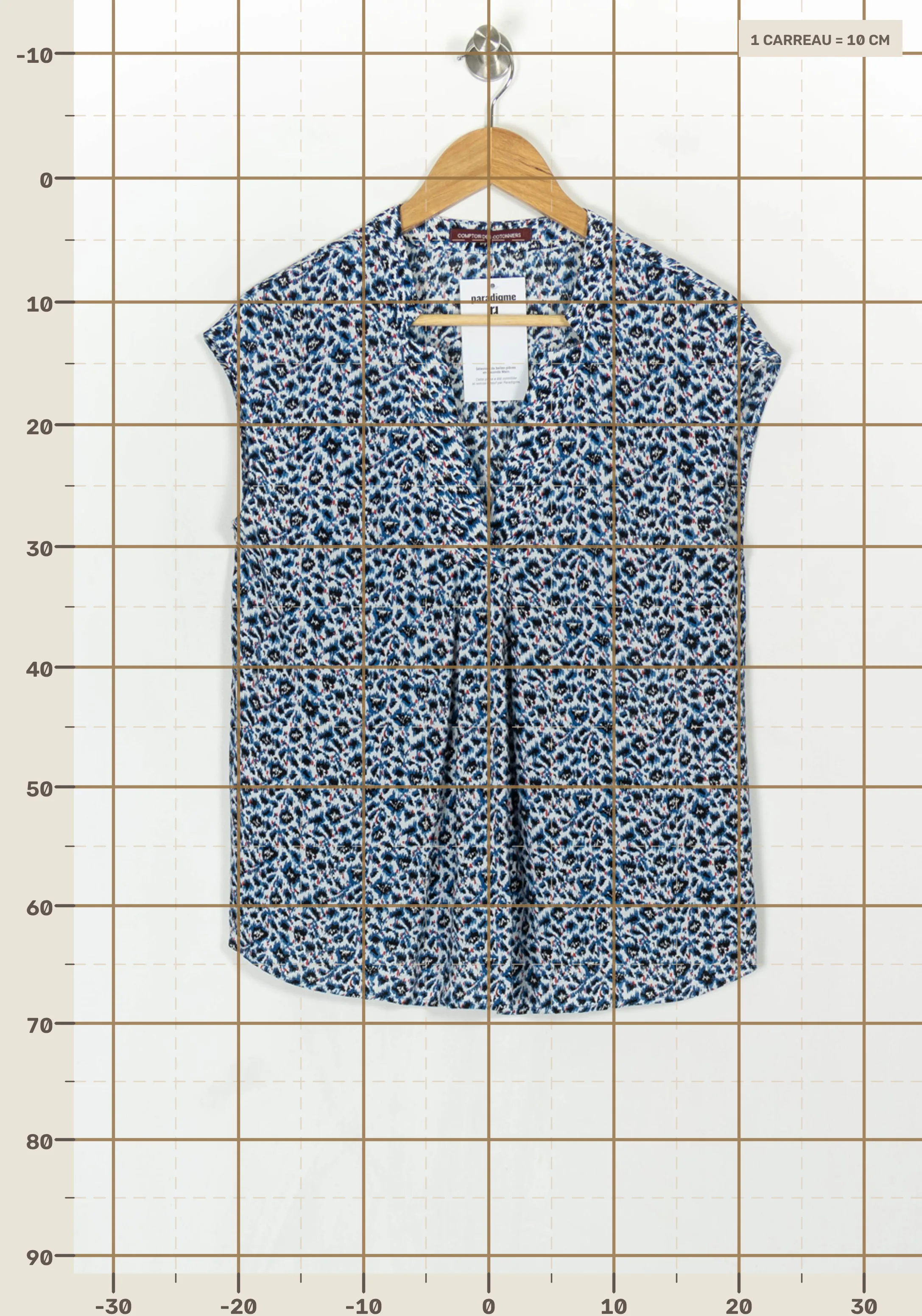Top & tank top COMPTOIR DES COTONNIERS - Seconde main Blue