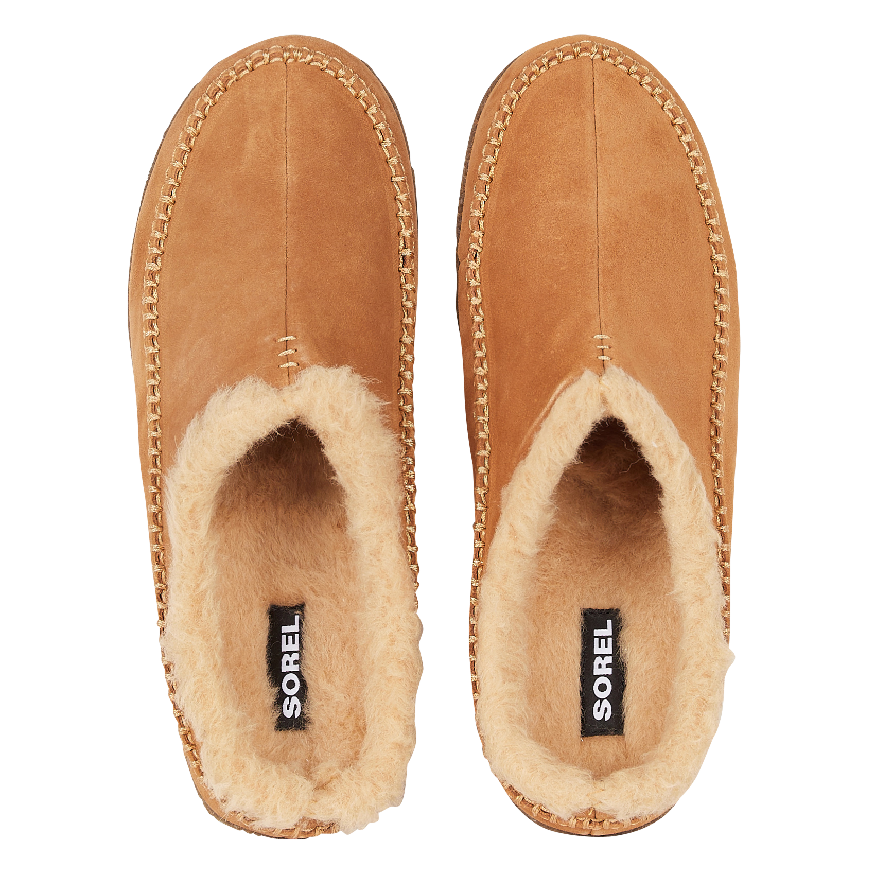 Round-toe Slippers Camel Brown Sorel 