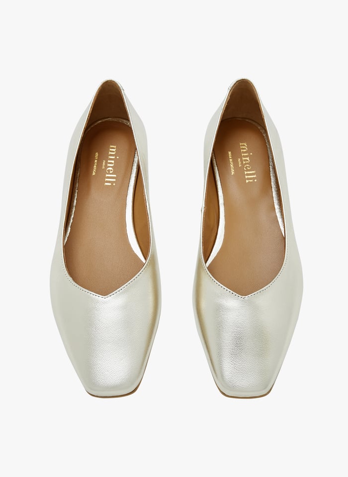 Chaussures discount dorées minelli