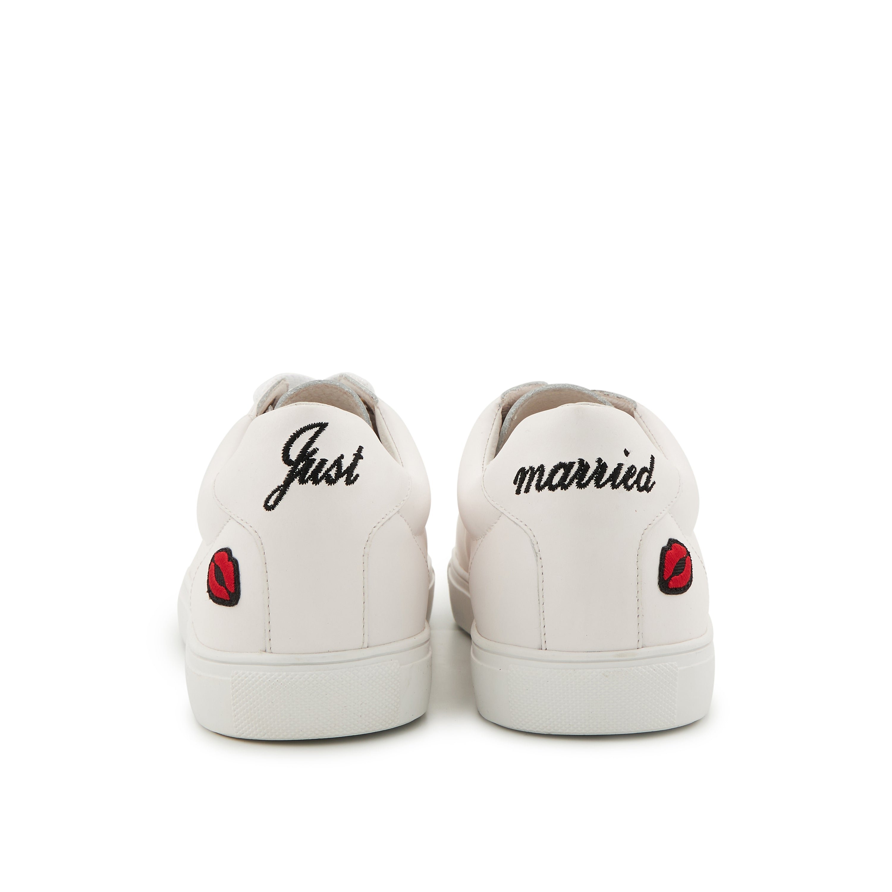 Leather sneakers BONS BAISERS PARIS White