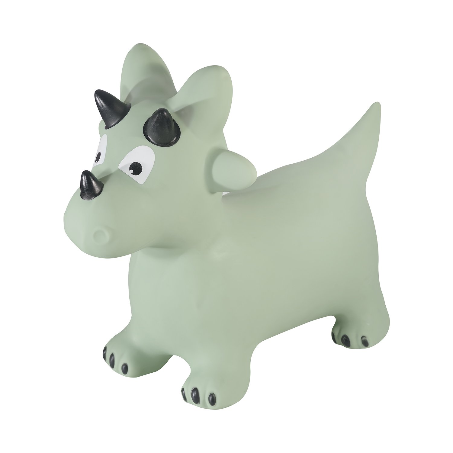 Inflatable sit-on cow KINDSGUT Green