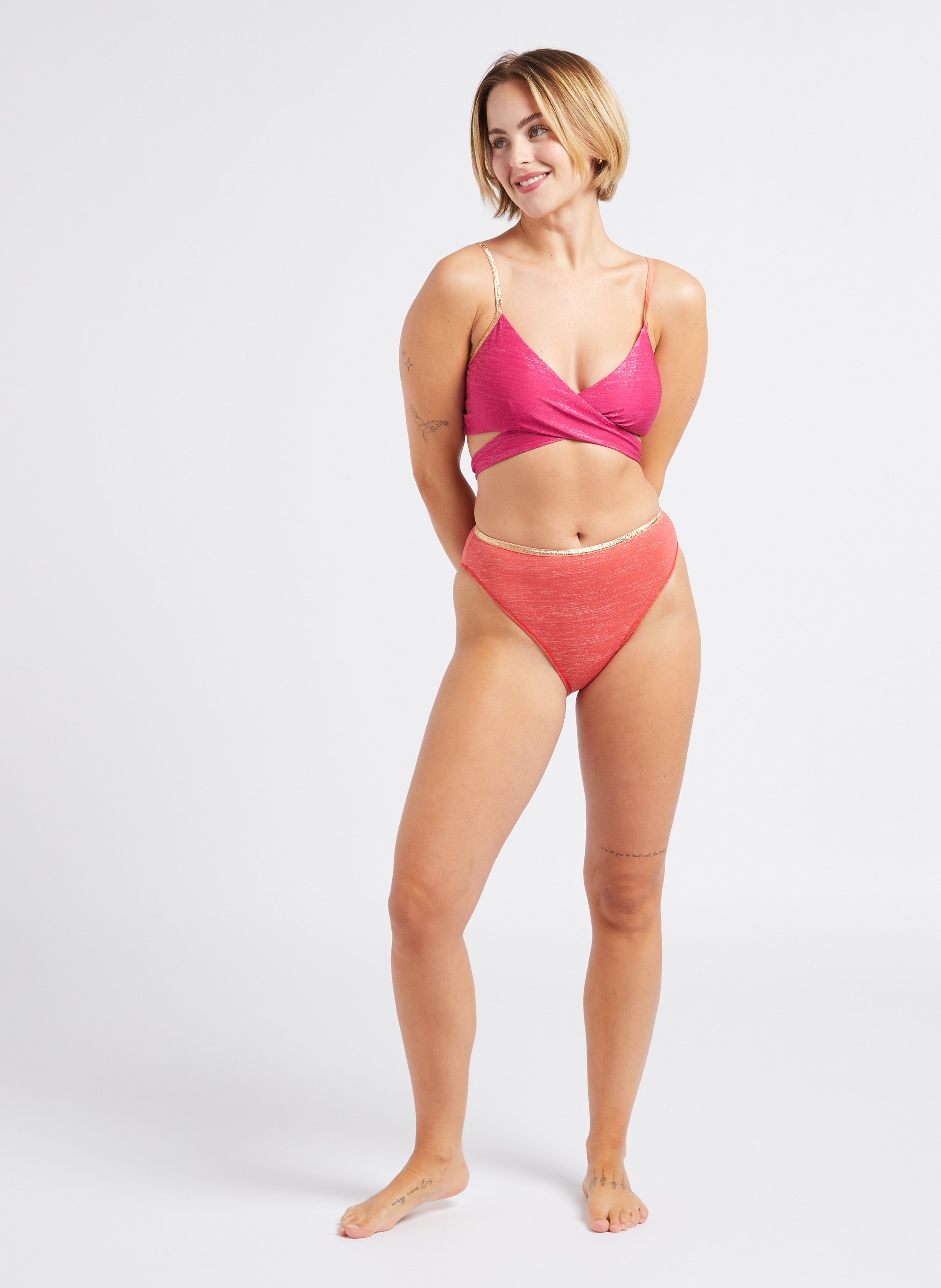 Haut de maillot de bain LA NOUVELLE Rose