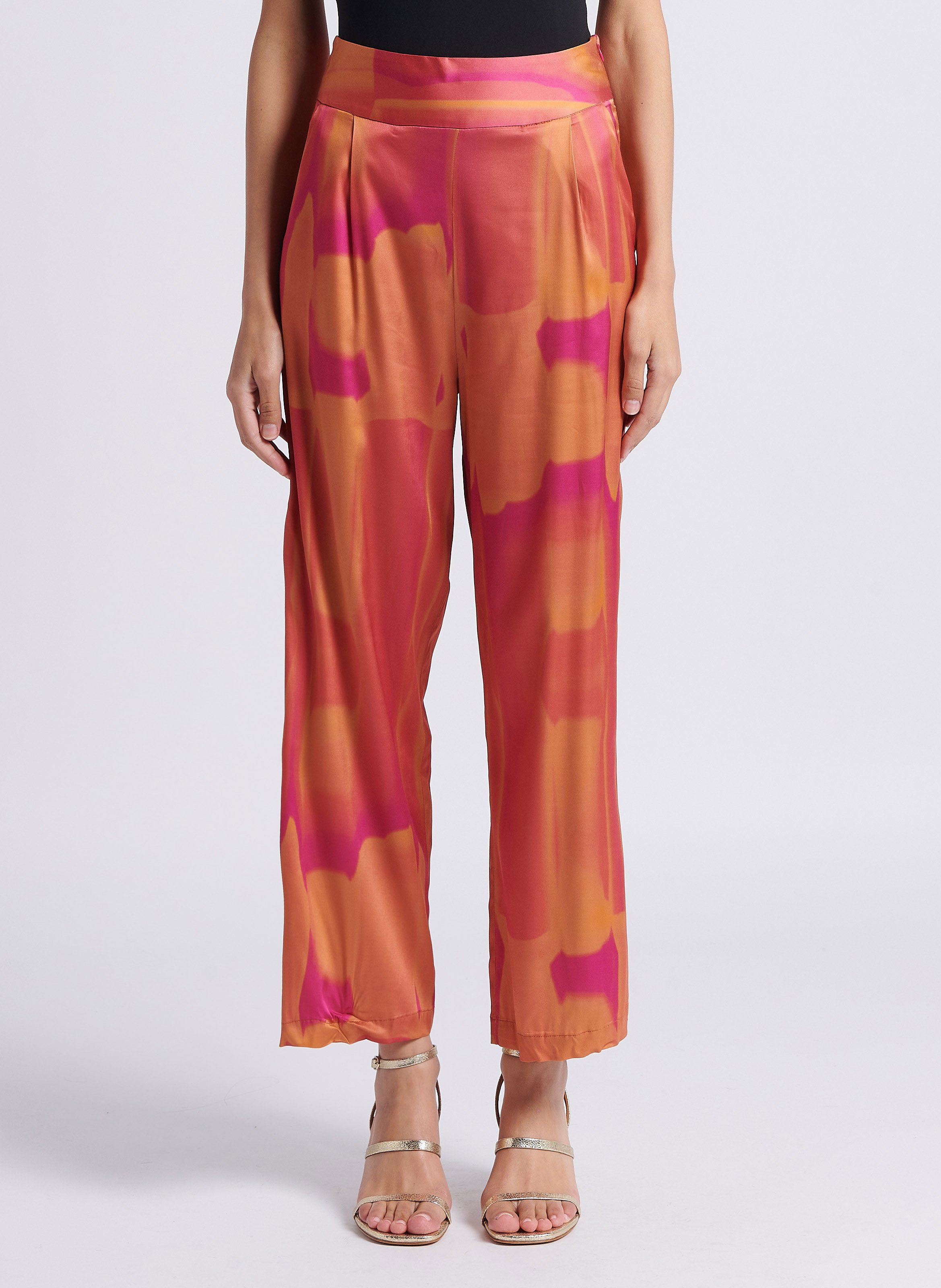 Wide-leg printed pants FETE IMPERIALE Multicolored