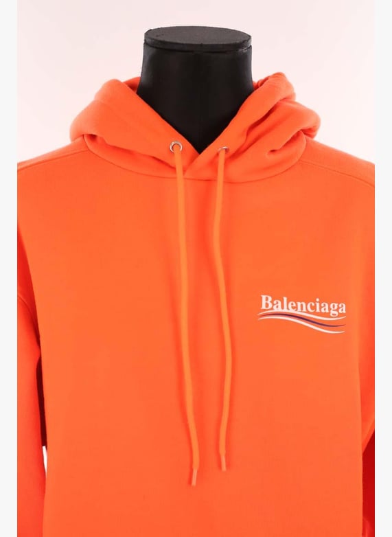 Sweatshirt Orange Balenciaga Seconde Main Women 019510325 Place des Tendances