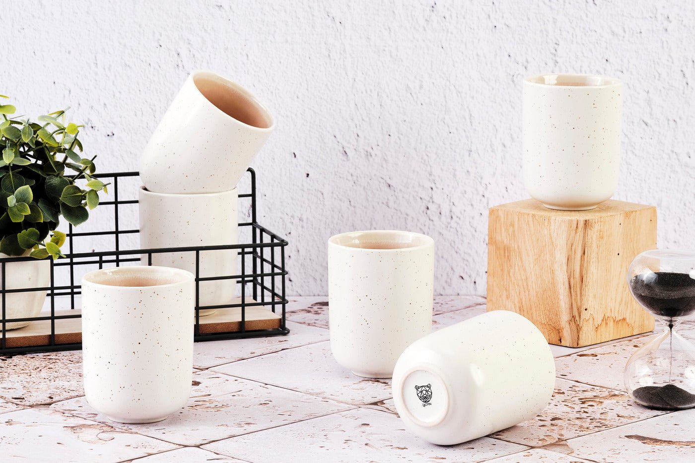 Oxygen Mug 30cl - Set of 6 - Powder Pink BJORN Pink