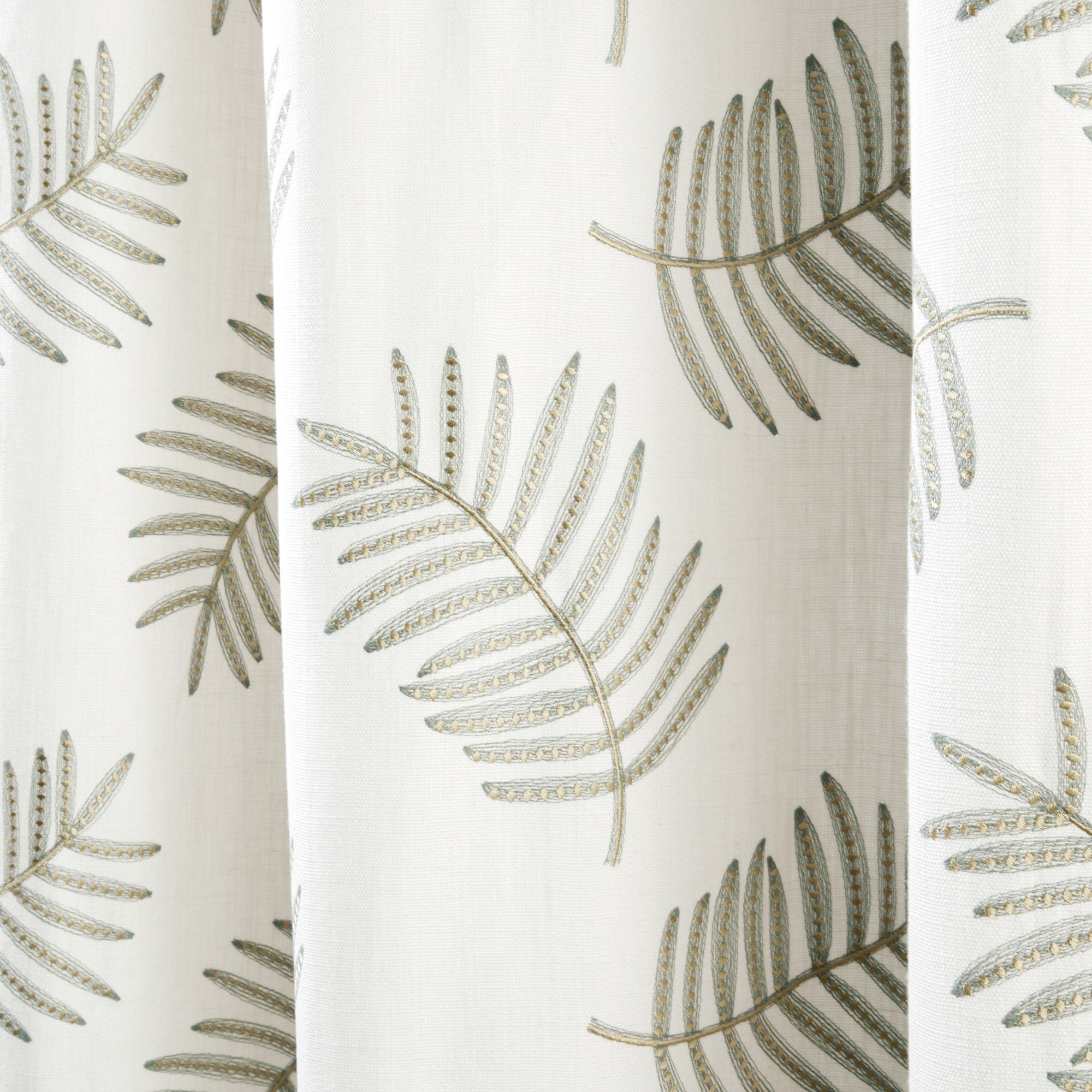 Curtain with gilt eyelets MADURA White