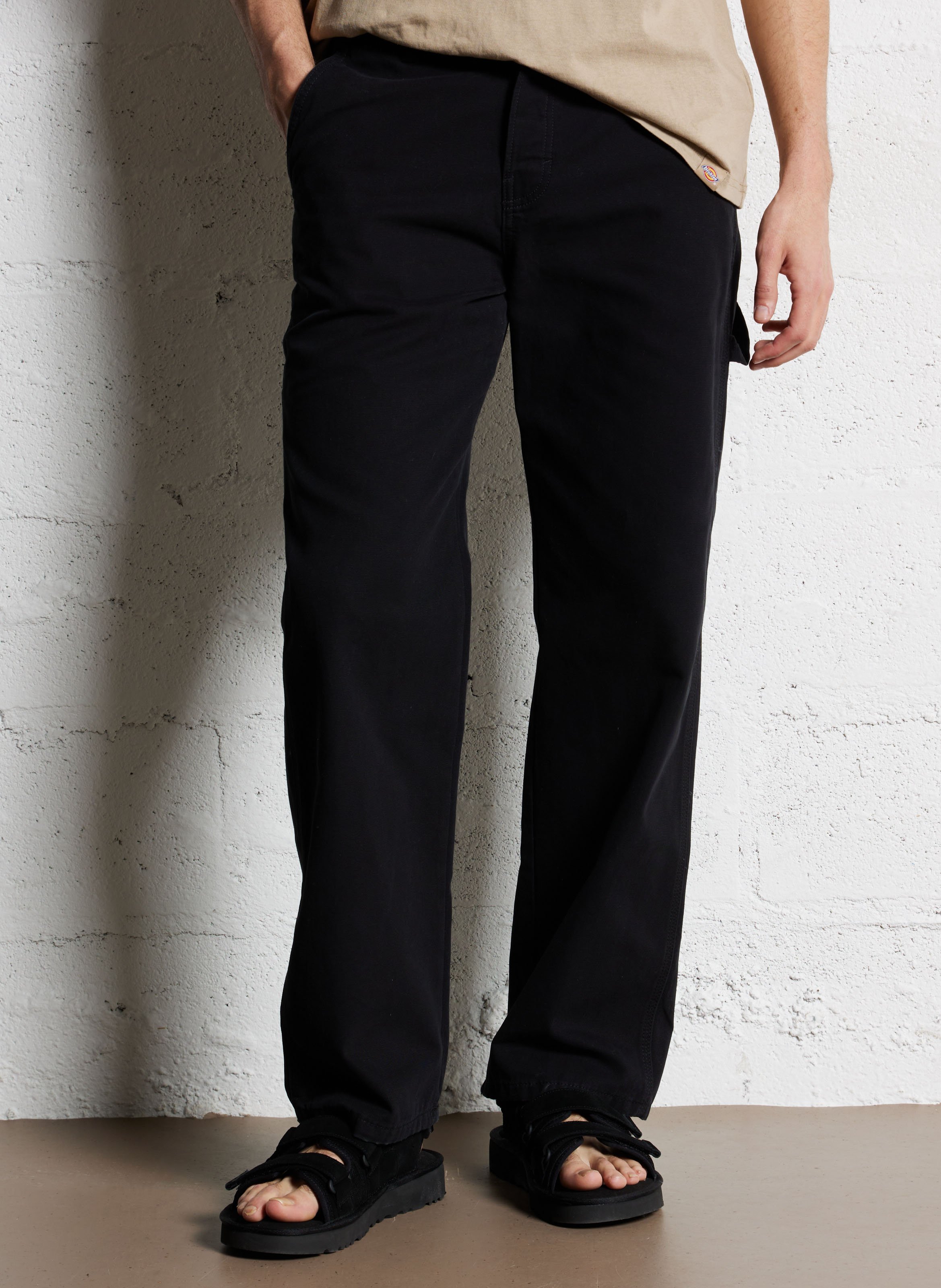 Cotton straight jeans DICKIES Blue
