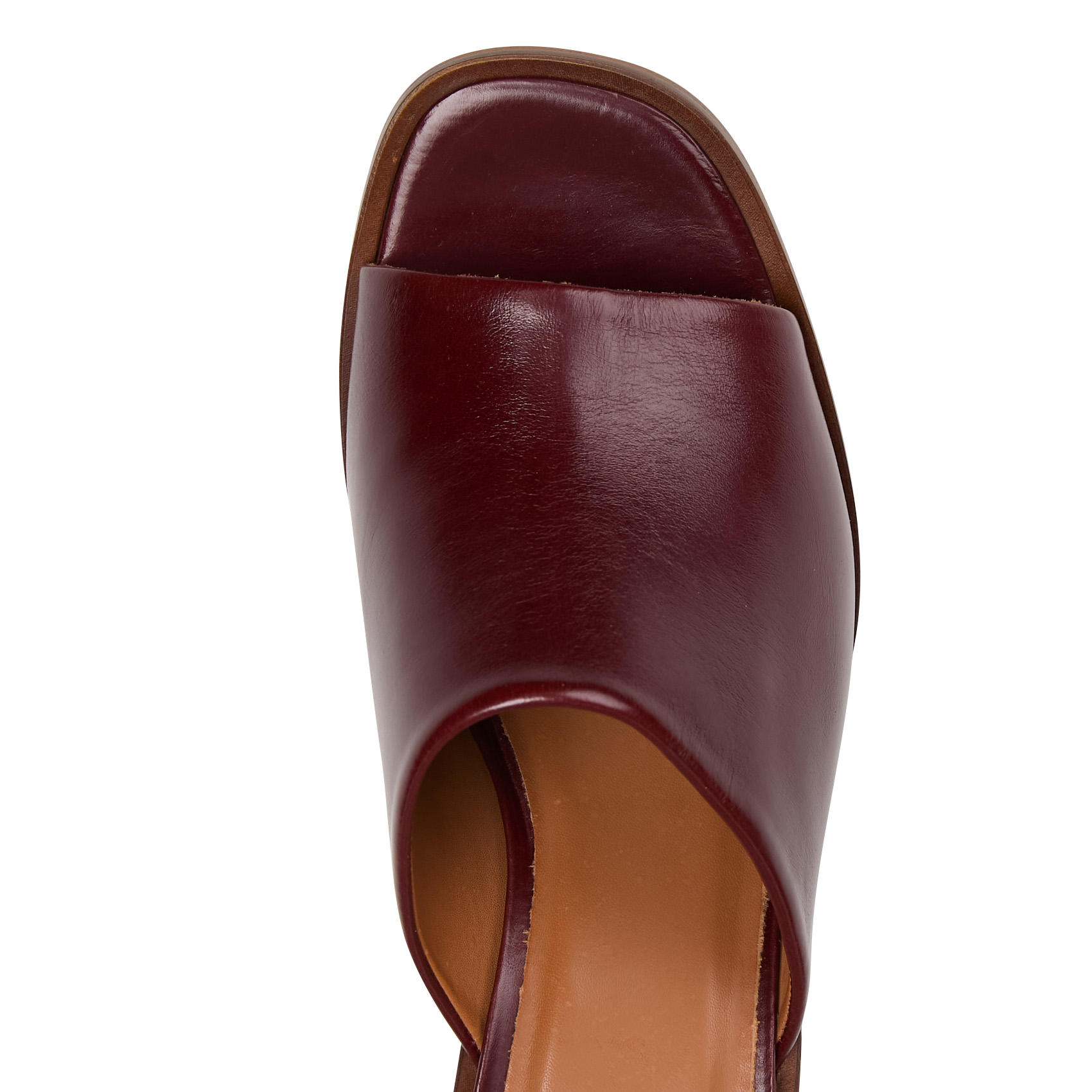 Leren instappers MAISON TOUFET Rood