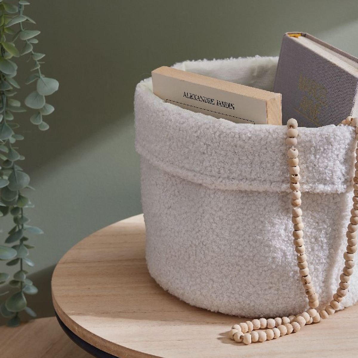 Panier de rangement rond FACTORY Blanc