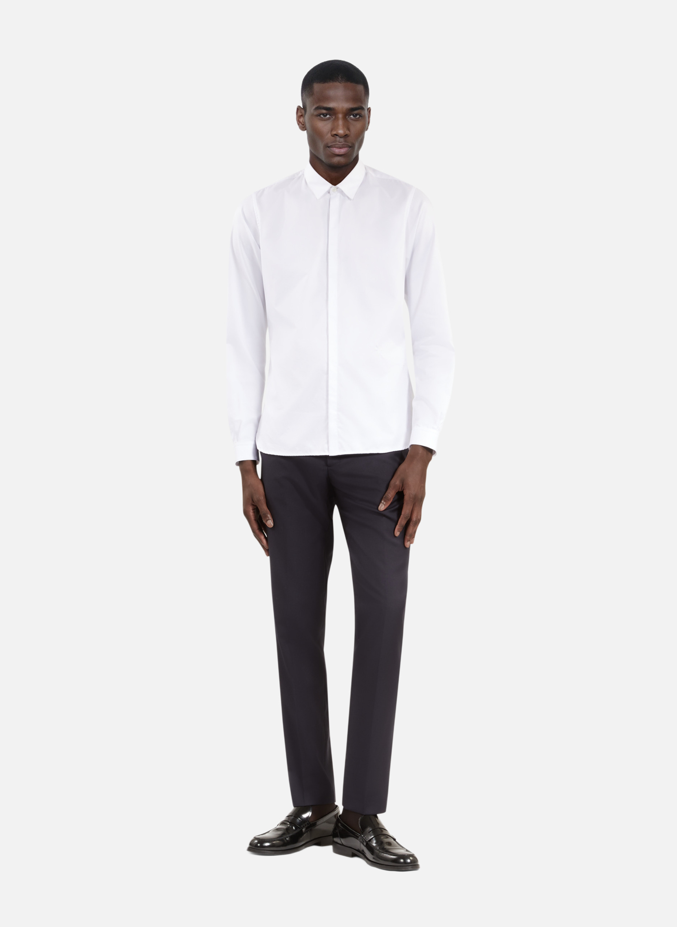 Cotton shirt with classic collar THE KOOPLES White