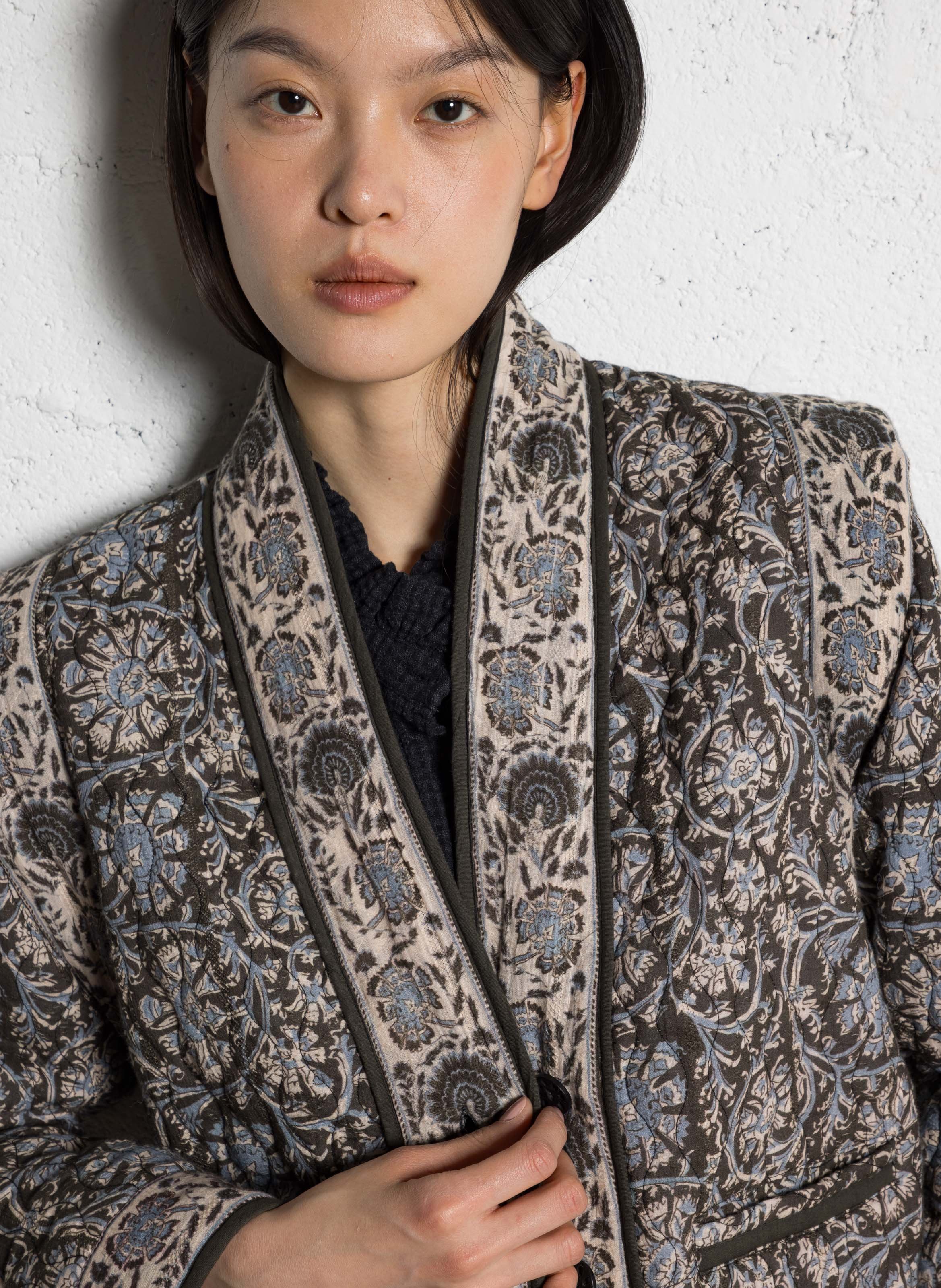 Cotton jacket MAISON HOTEL Blue