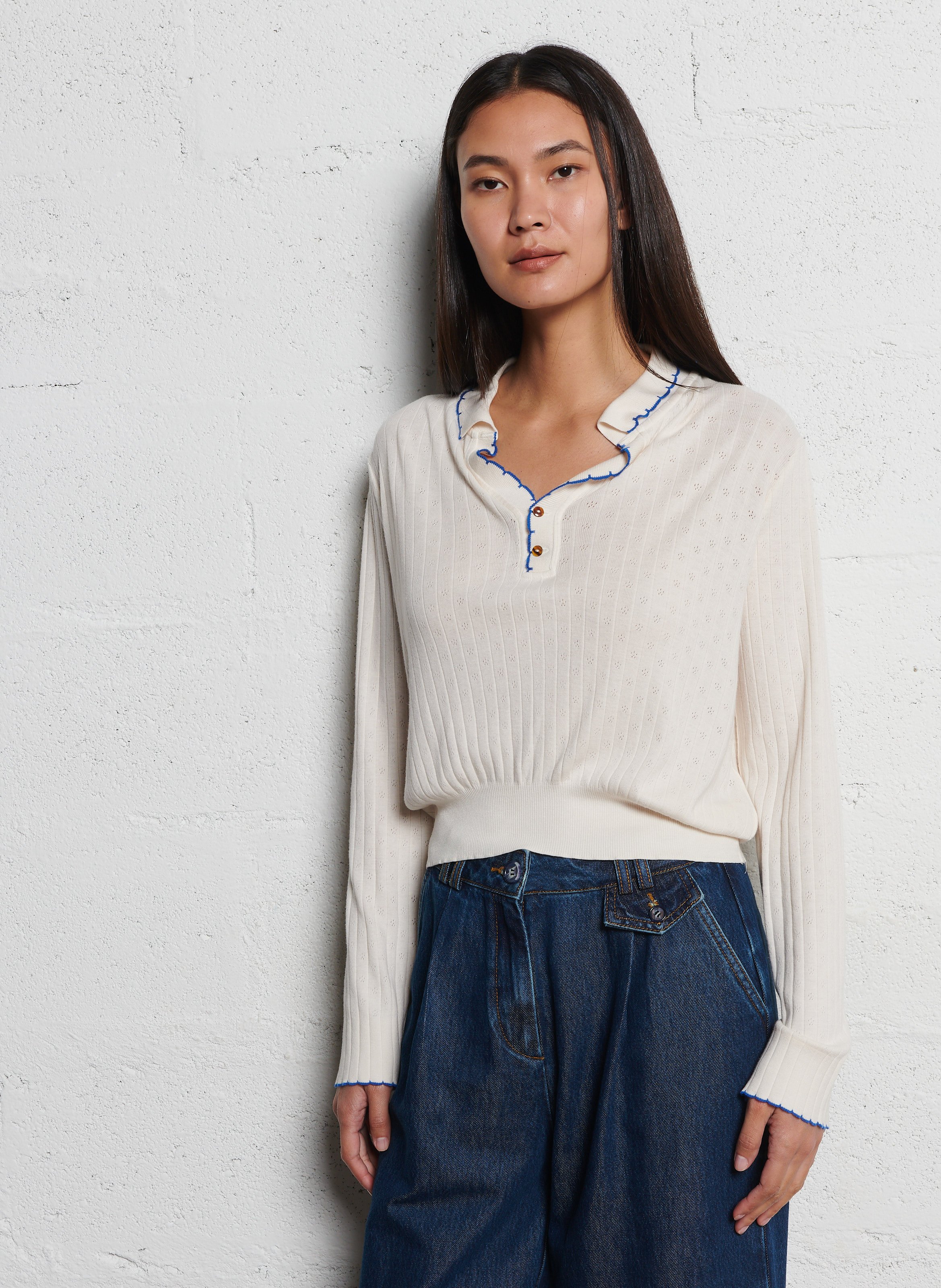 Bedrucktes Trapez-Top aus Baumwolle EMILE ET IDA