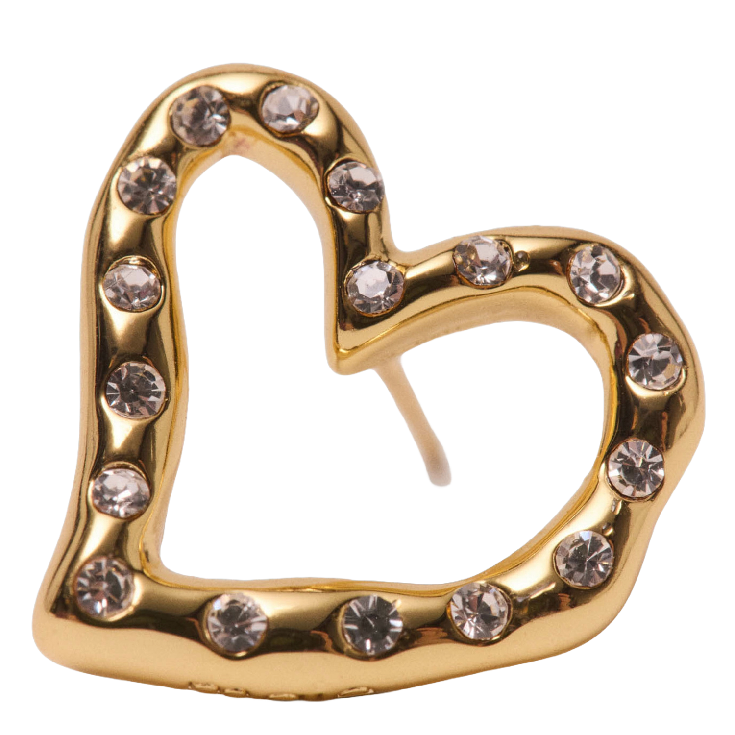 Heart-shaped earrings MAJE Golden