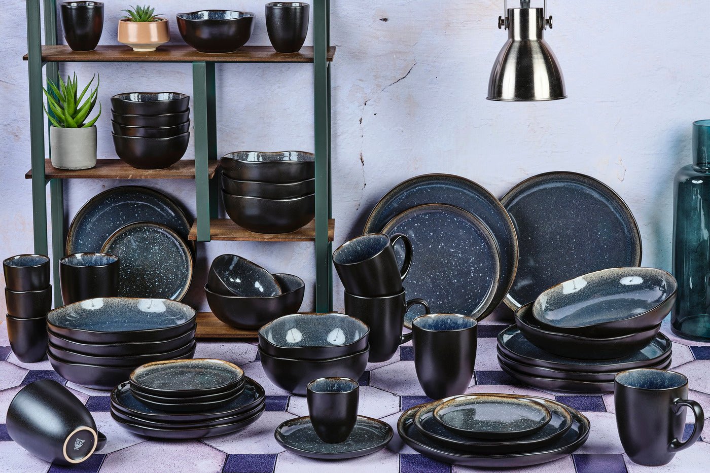 Complete Iris Set - 48 pieces - Midnight Blue BJORN Blue