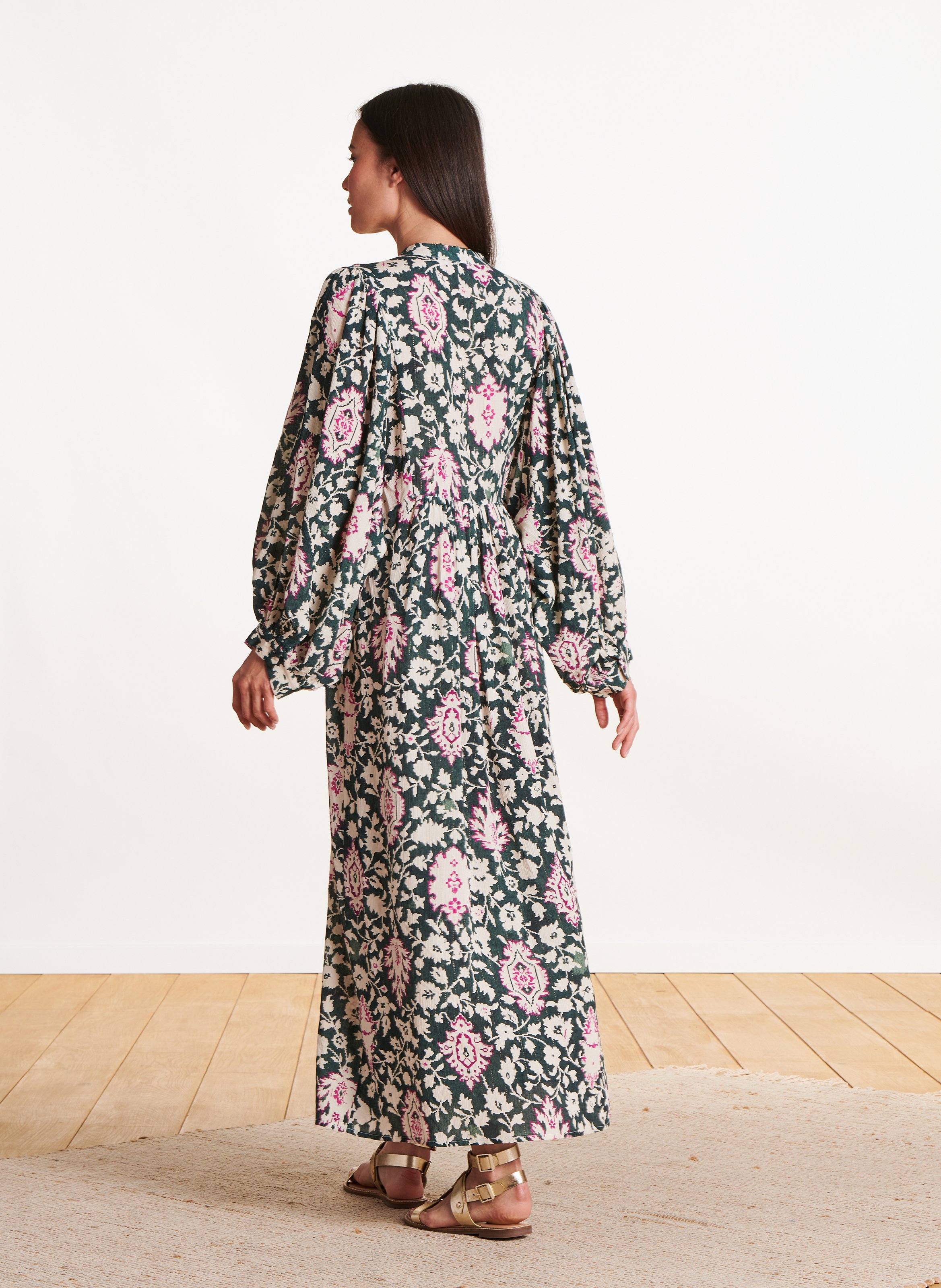 Long oversized dress LA FEE MARABOUTEE Blue