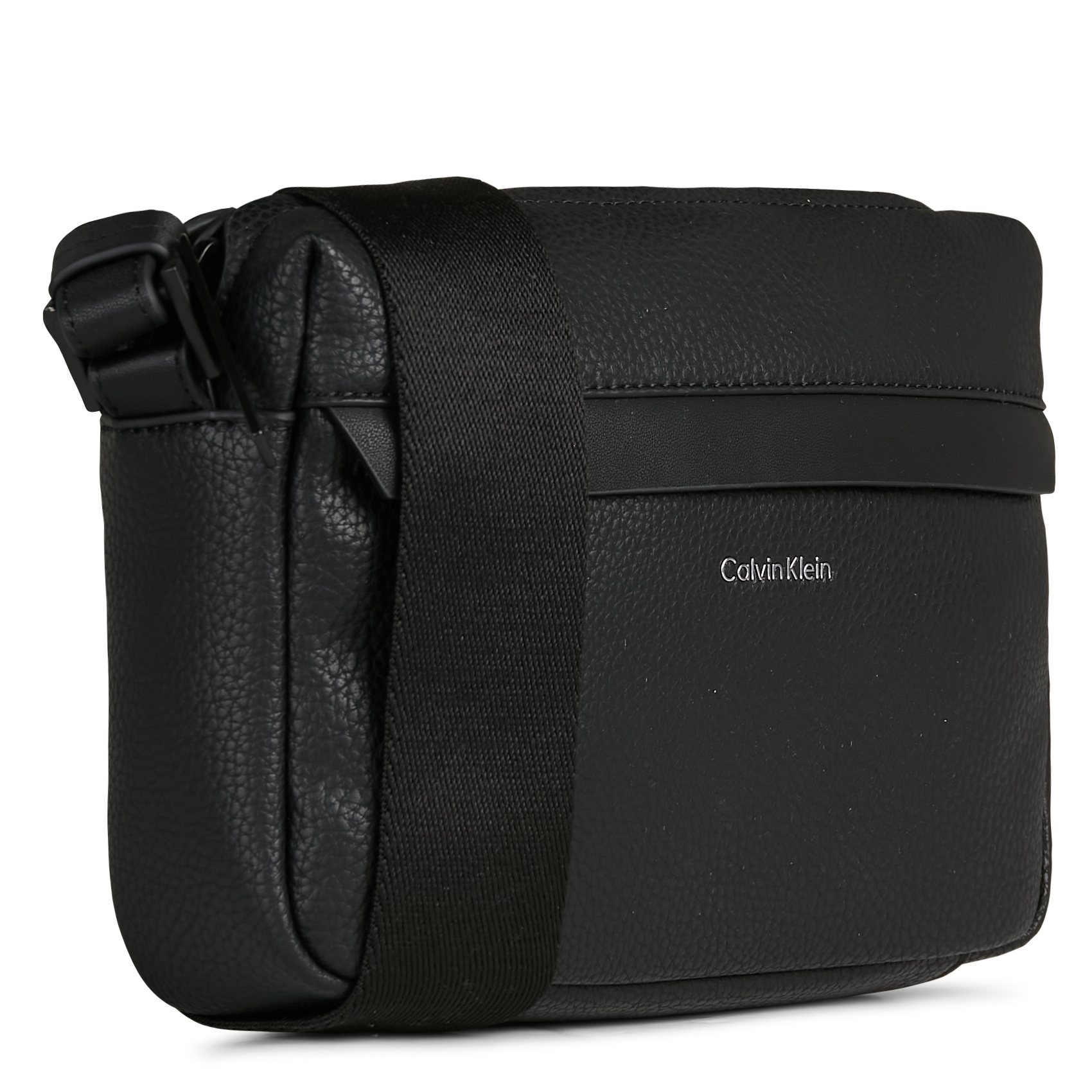 Sac bandoulière en fibres recyclées mélangées CALVIN KLEIN Noir