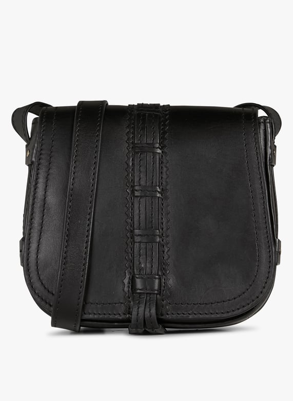 Pull Over Bandoulière Soldes Caroll Pull Sac LUCIEN MINI En Cuir