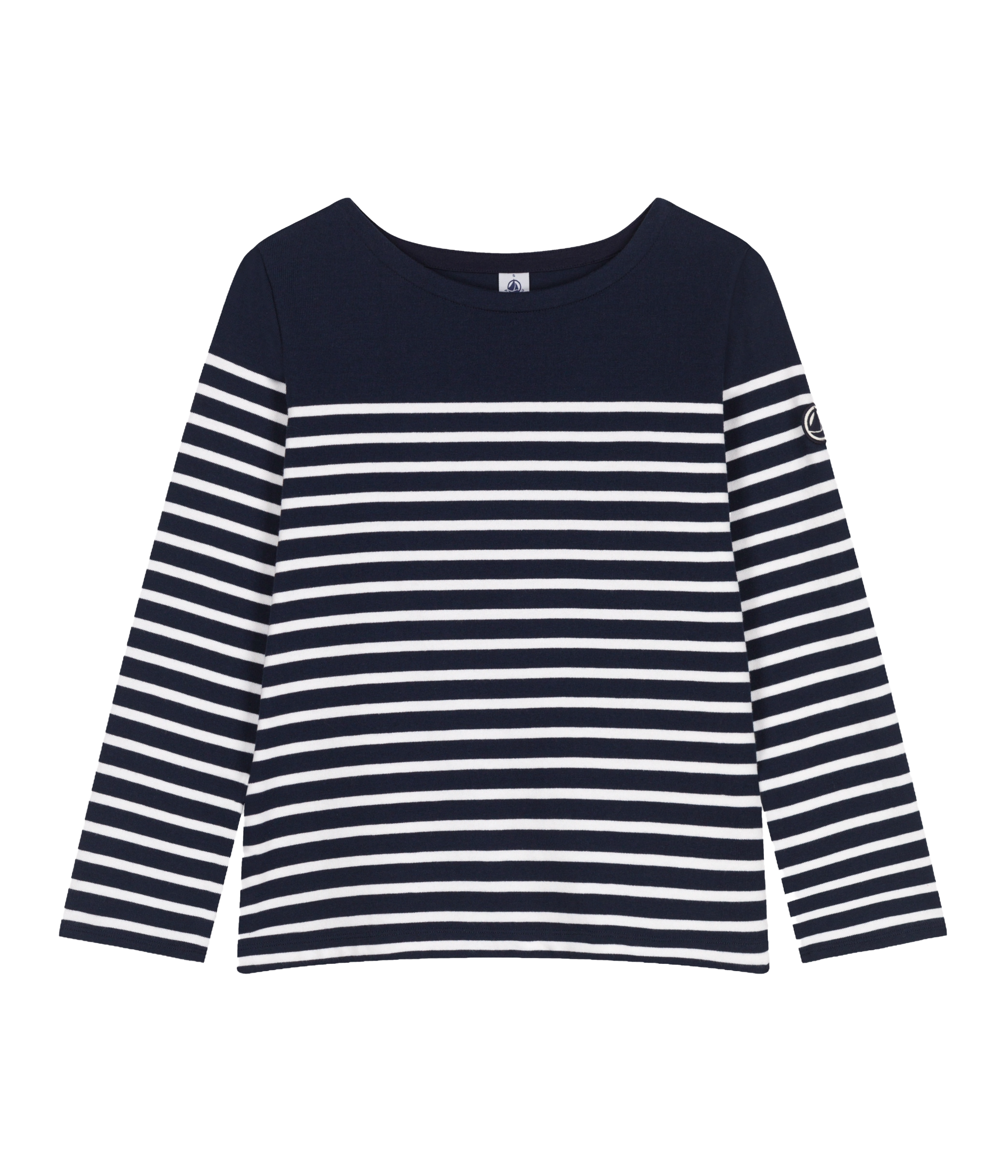 Oversize T-Shirt aus gestreifter Baumwolle PETIT BATEAU Mehrfarbig