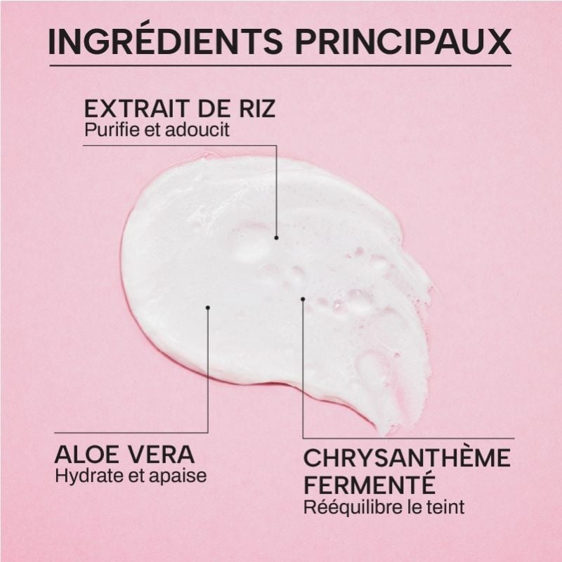 CRÈME NETTOYANTE MOUSSANTE AUX FLEURS BIO FERMENTÉES WHAMISA No color