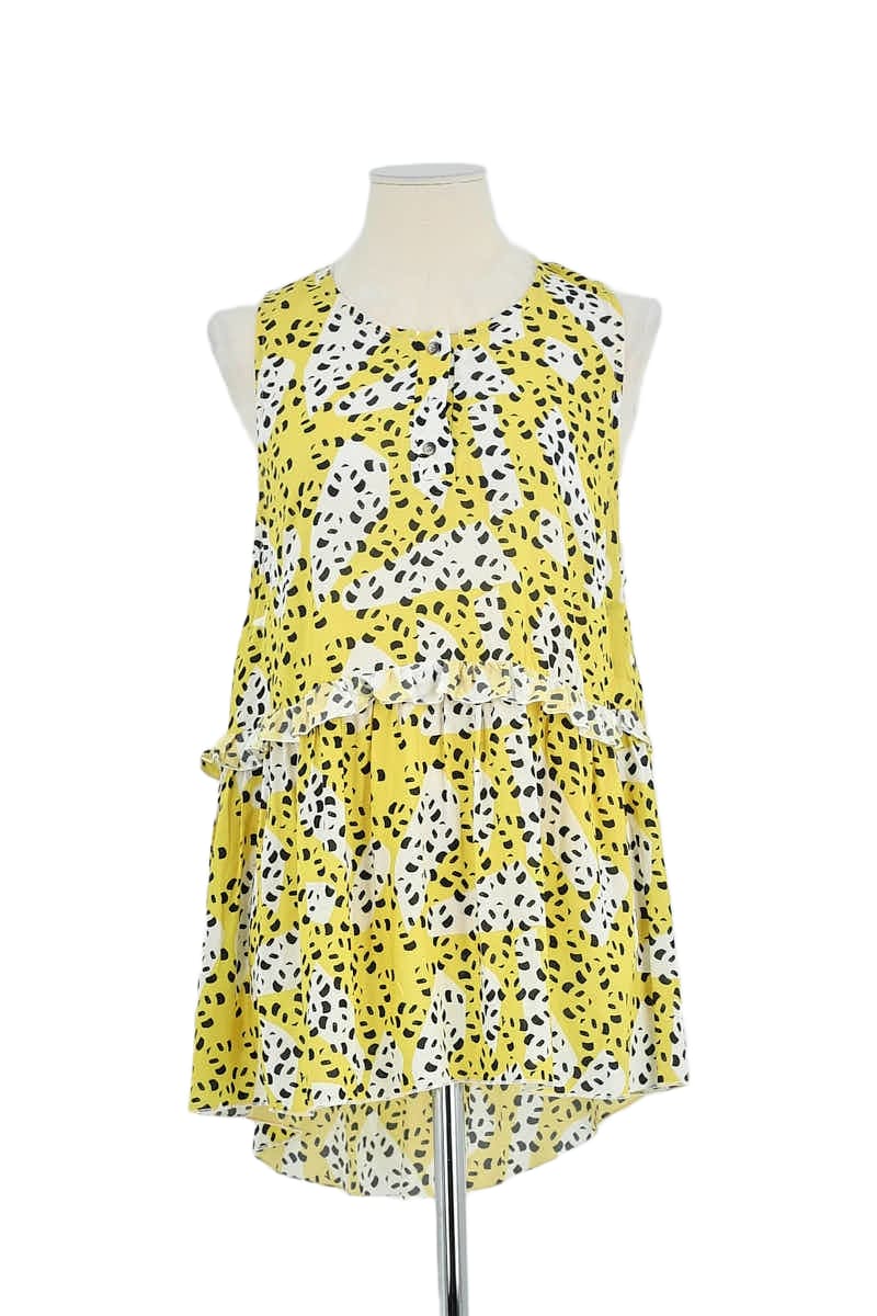 Azawood sleeveless top HEIMSTONE - Seconde Main Yellow