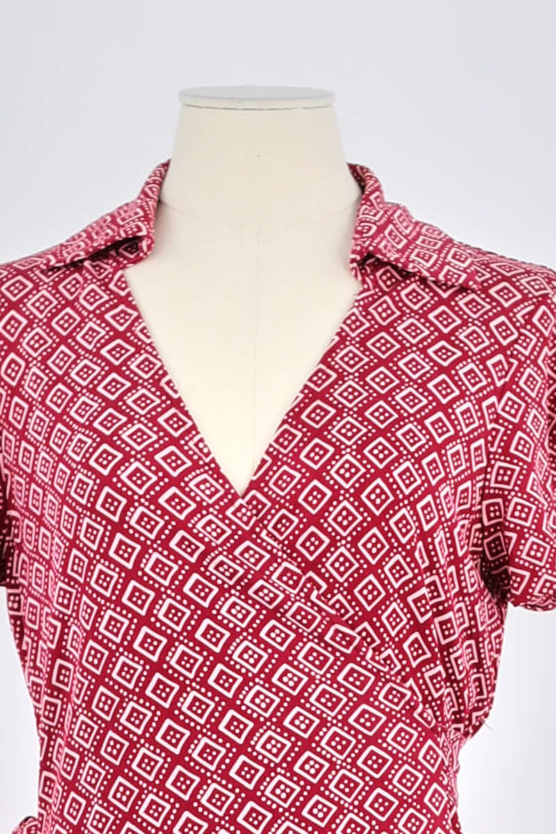 Dress DIANE VON FURSTENBERG - Seconde Main Red