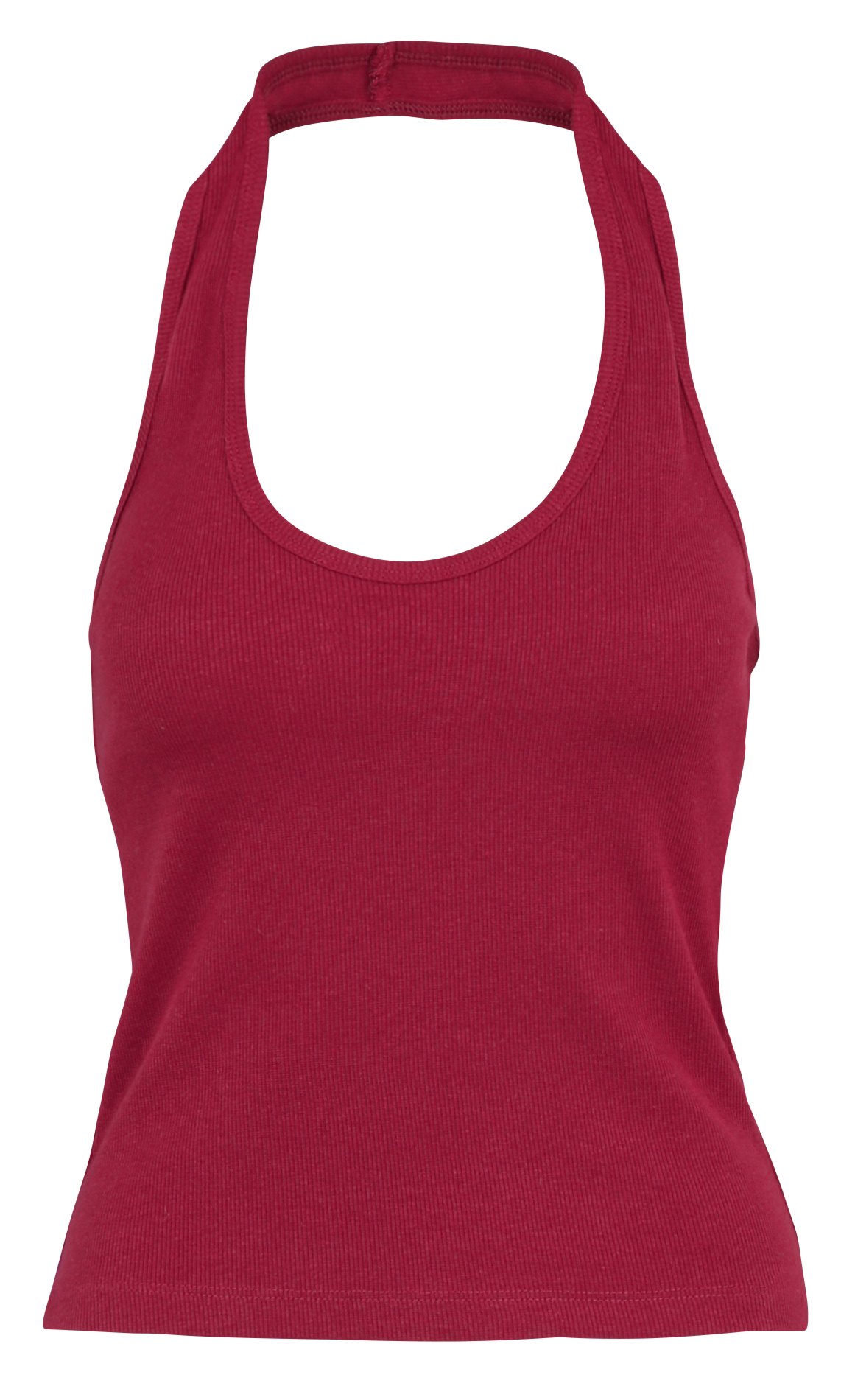 Cotton-blend tank top with round neck KOOKAI Red