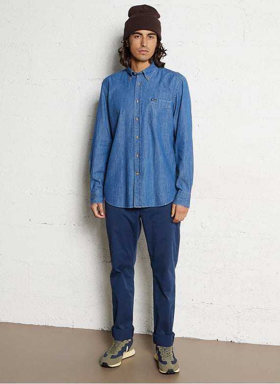 Bobhoedje - katoenblend | Blauw by FACONNABLE Bobhoedje - katoenblend Blauw