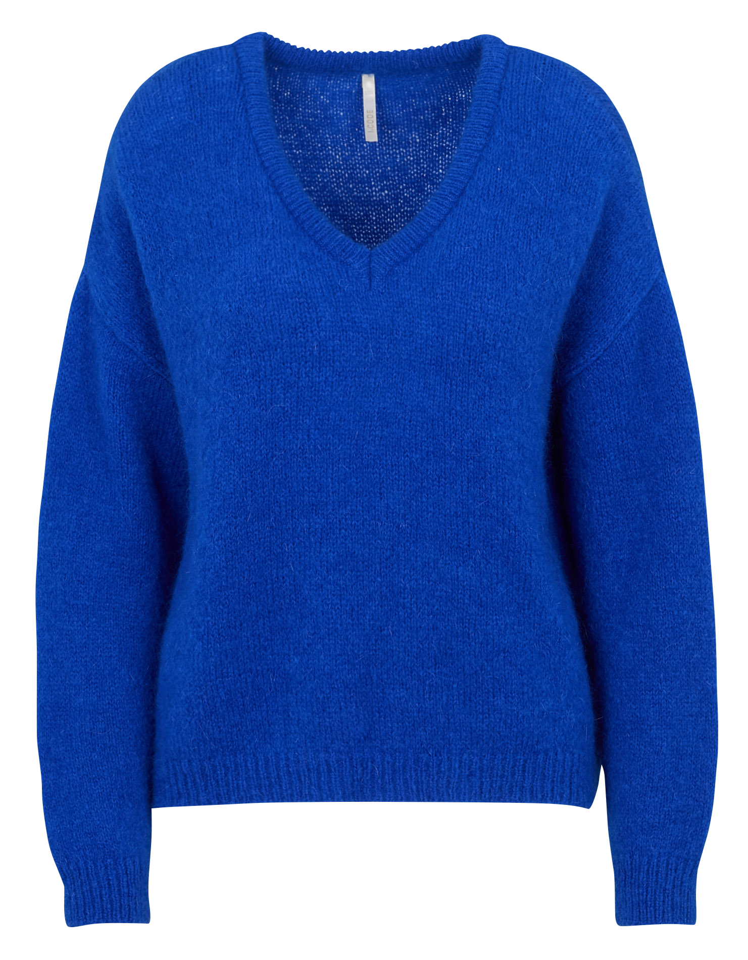 Loose-fit V-neck sweater I CODE Blue