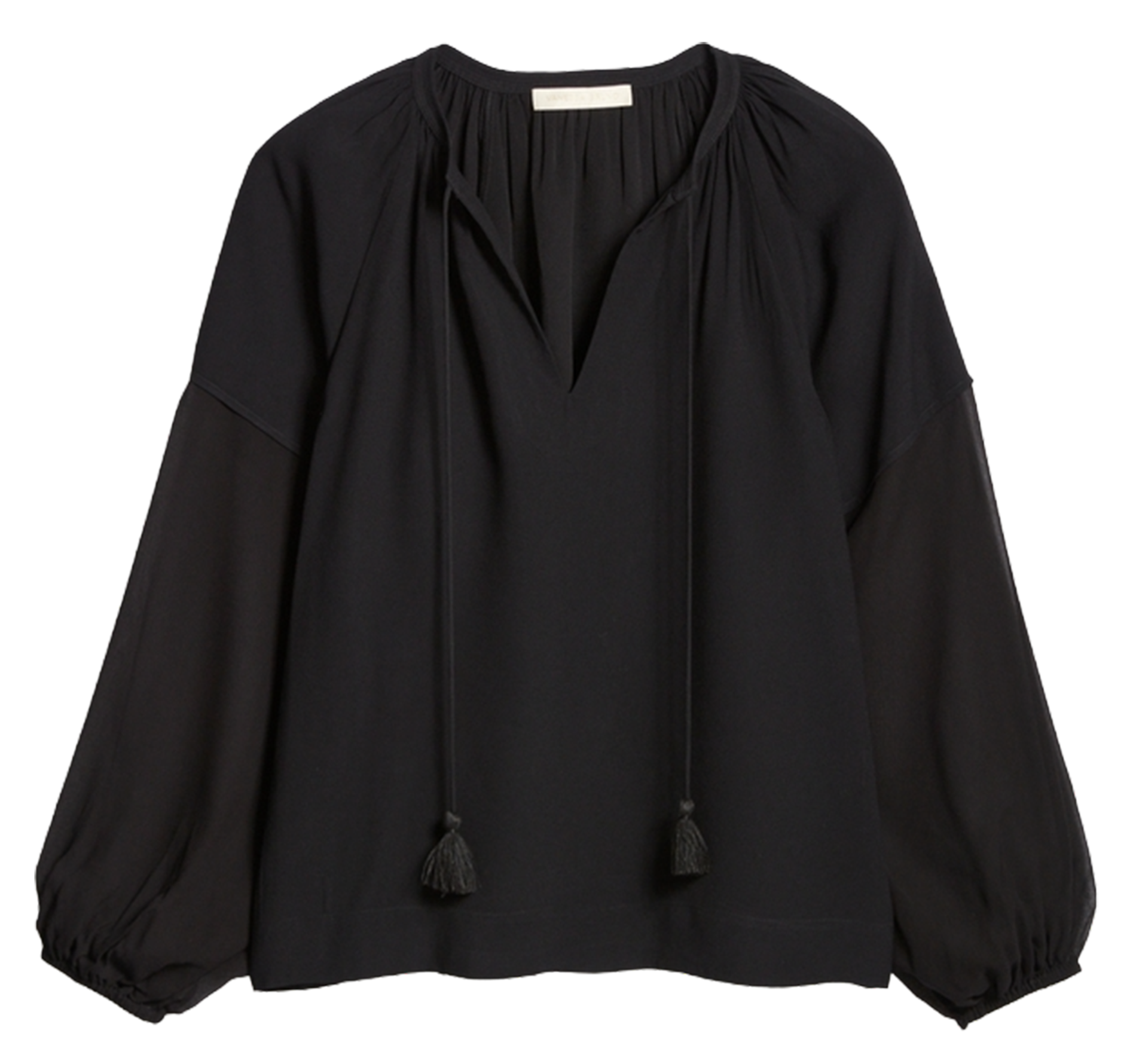 V-neck blouse VANESSA BRUNO Black