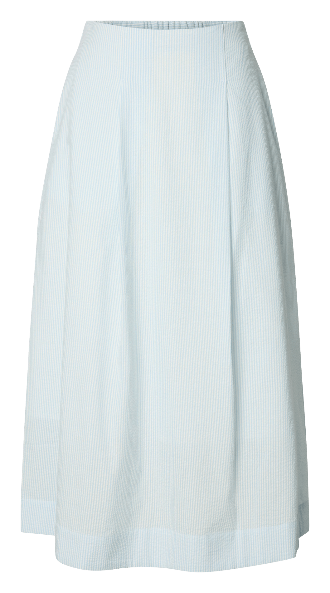 Organic cotton midi skirt SELECTED Blue