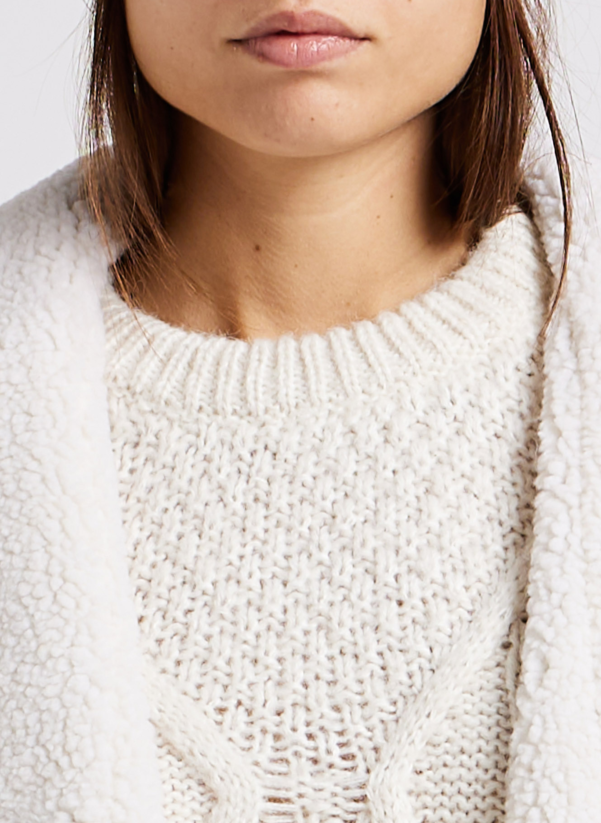 Muts met print INDEE Wit