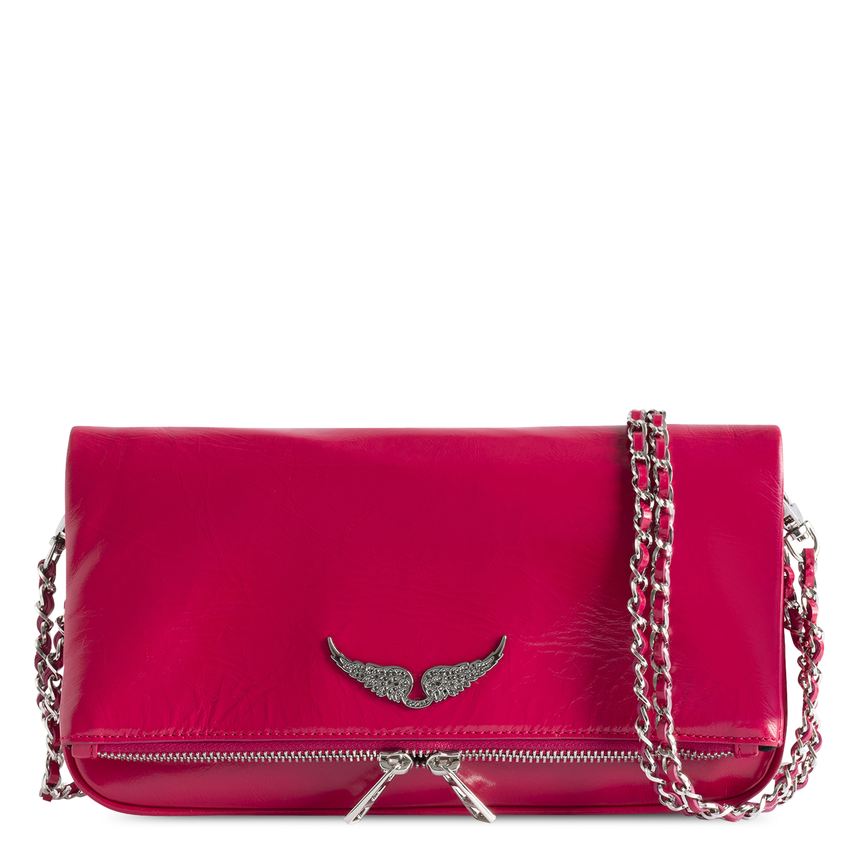 Leather bag ZADIG&VOLTAIRE Pink