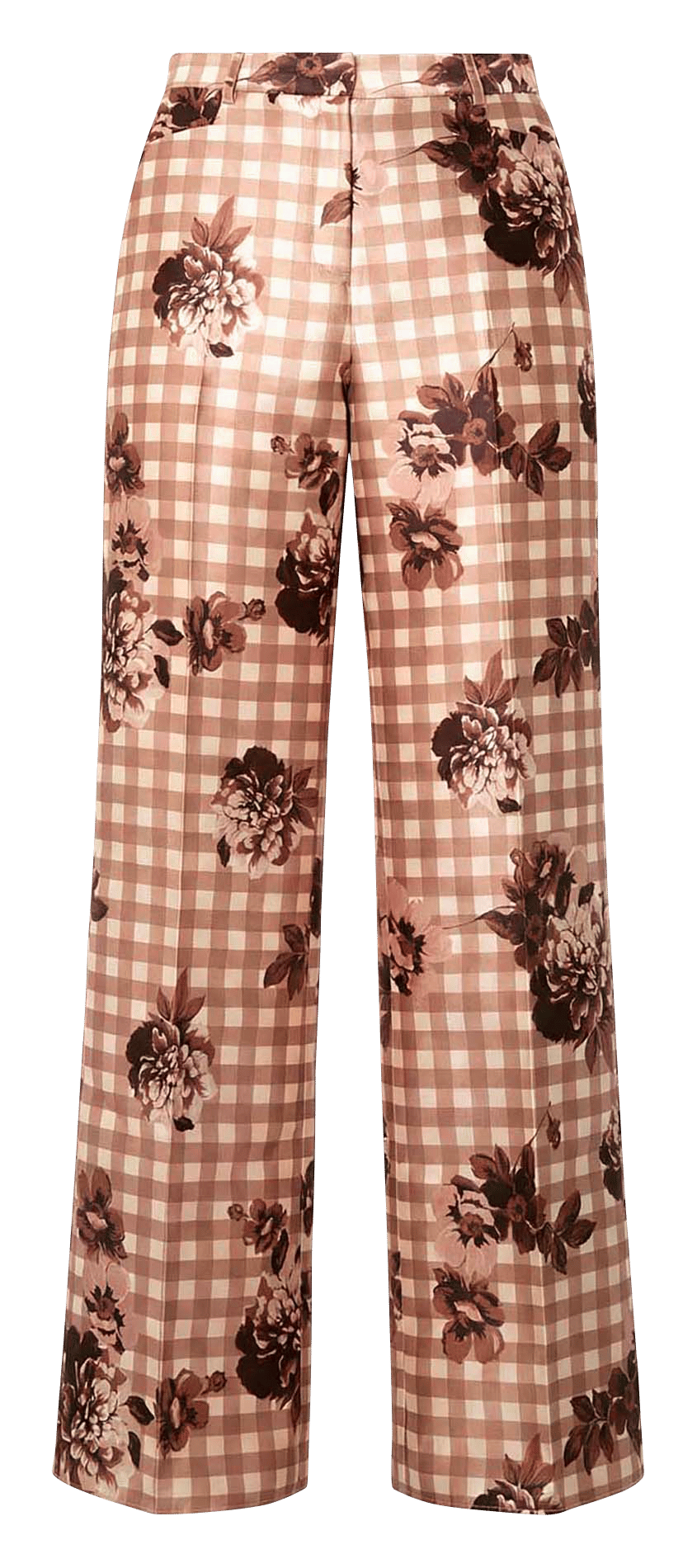 Straight printed pants TARA JARMON Beige