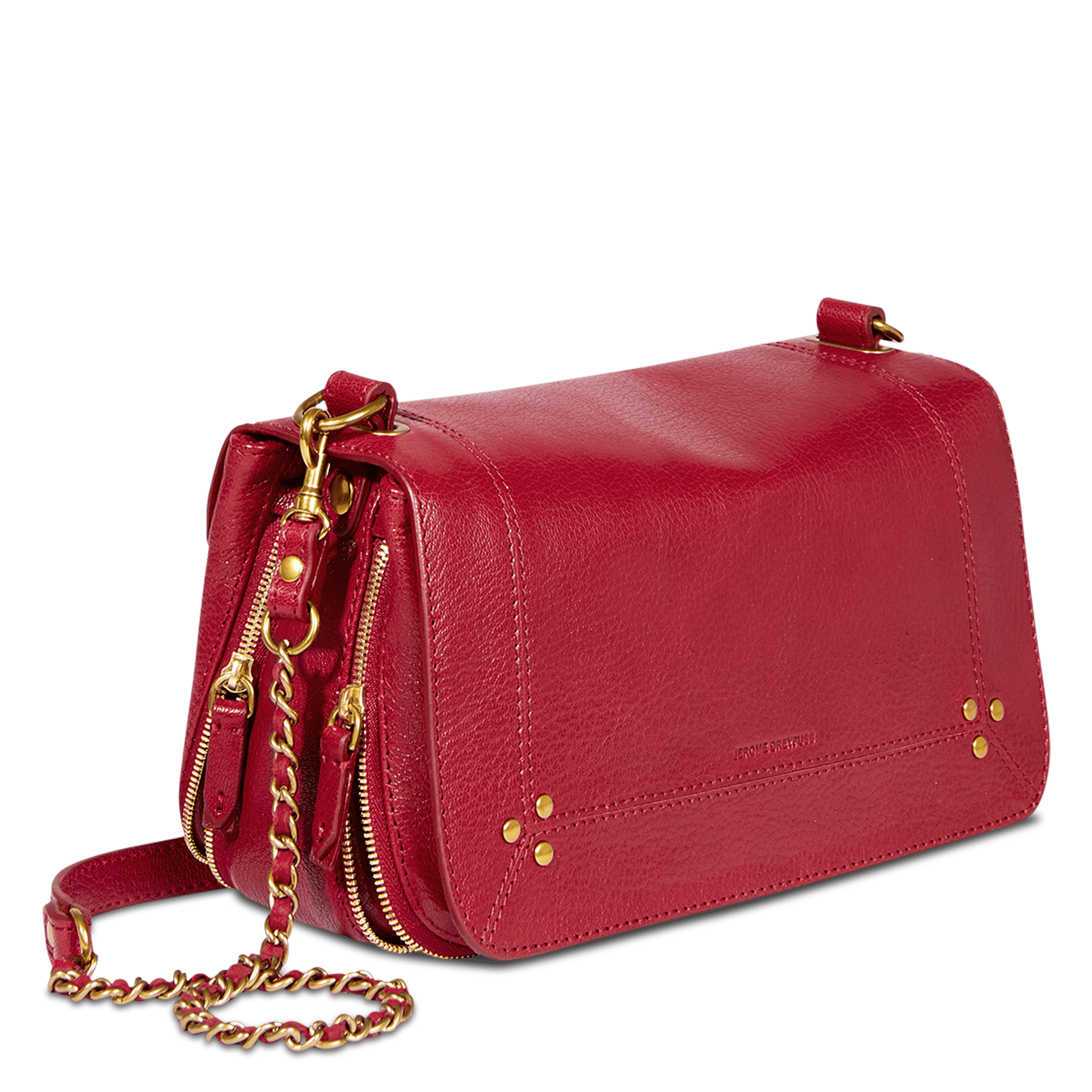Dori leather shoulder bag | Red JEROME DREYFUSS Women