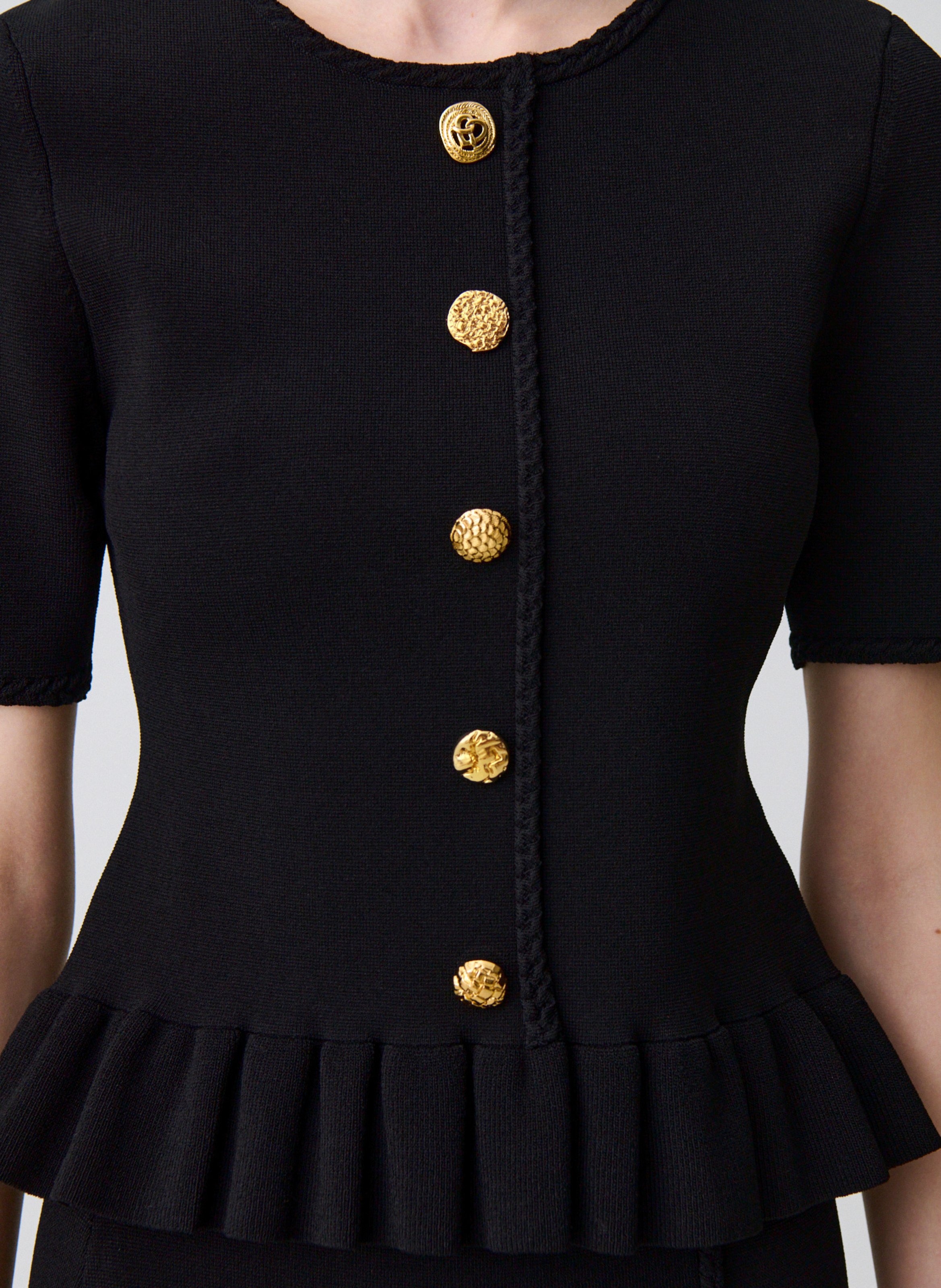 Round-neck top CLAUDIE PIERLOT Black