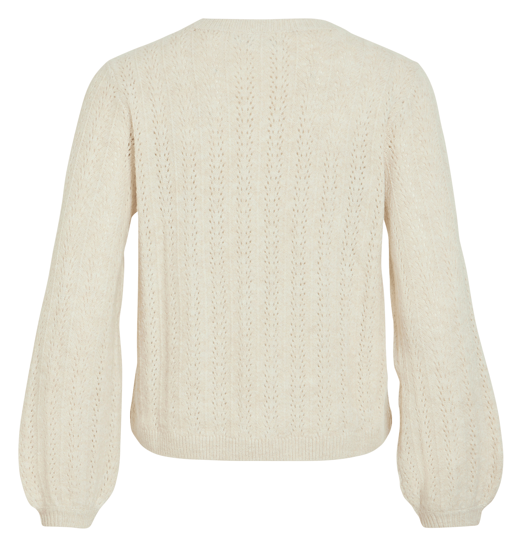 Round-neck sweater VILA Beige