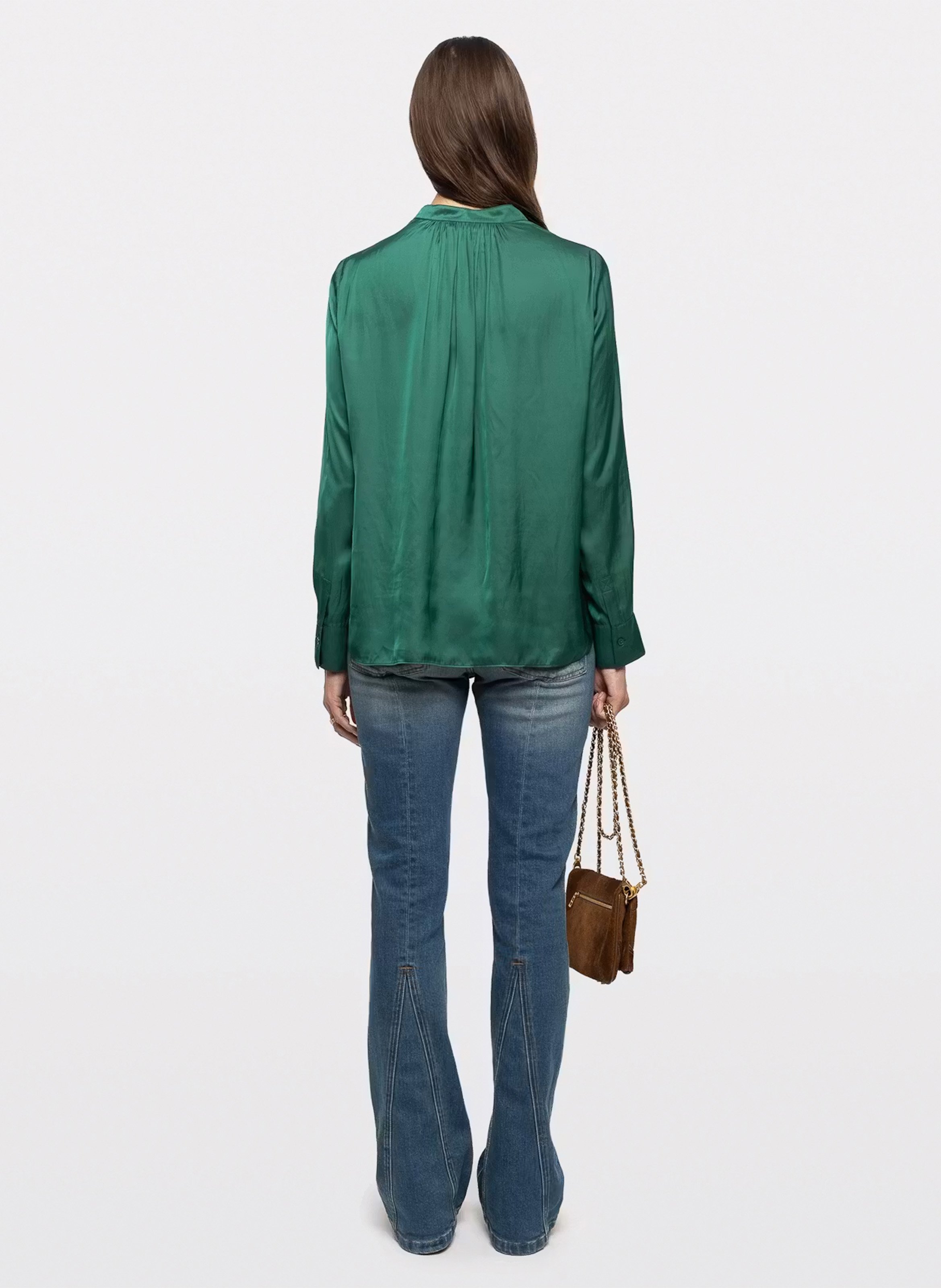 Top à encolure v | Vert ZADIG&VOLTAIRE Femme