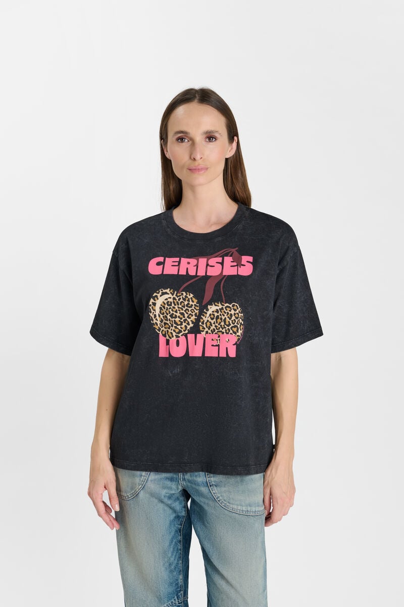 T-shirt LE TEMPS DES CERISES Black