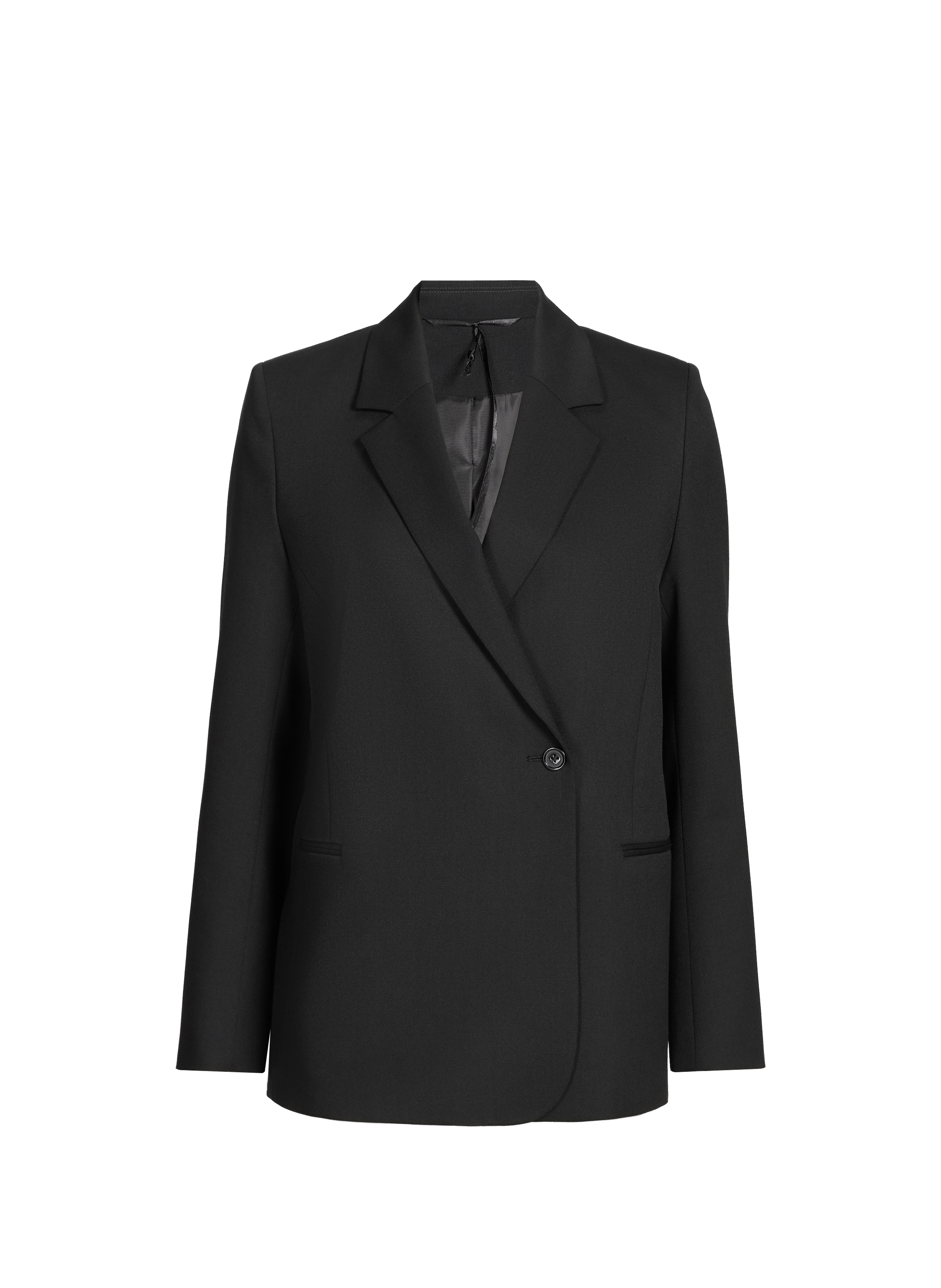 Shoulder-padded blazer waela waela SAISON 1865 Black