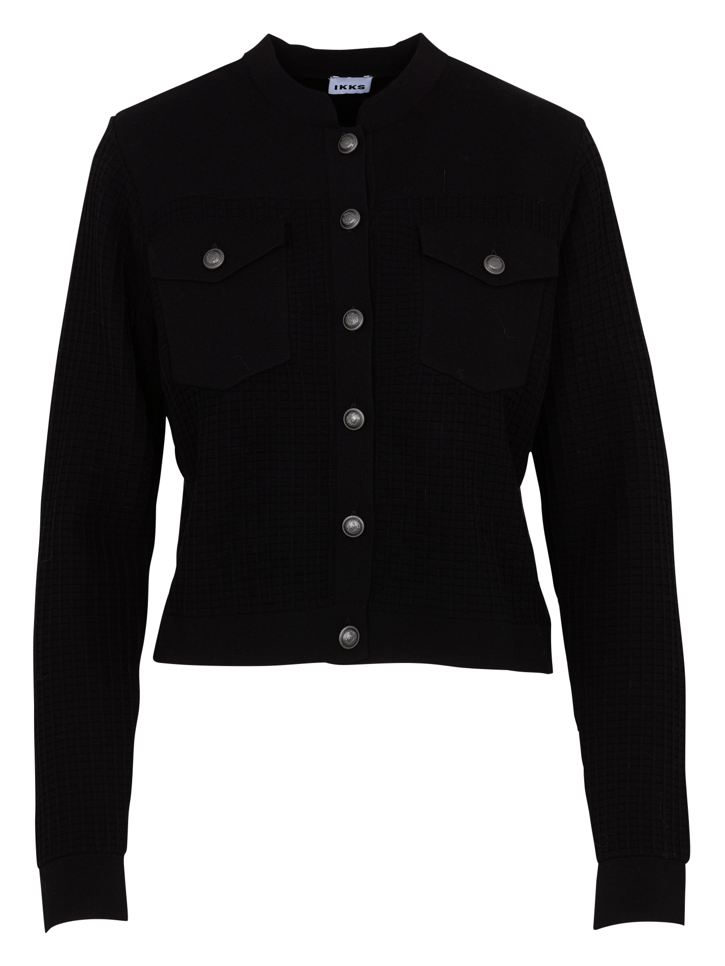 Lange Strickjacke IKKS Schwarz