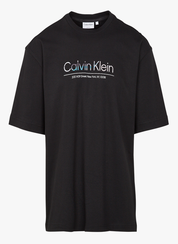Cotton T-shirt Ck Black Calvin Klein - Men | Place des Tendances