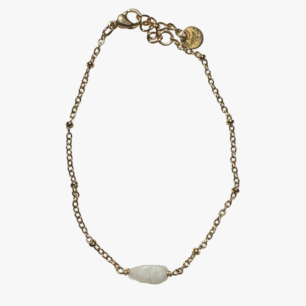 Moonstone bracelet GINANDGER Blue