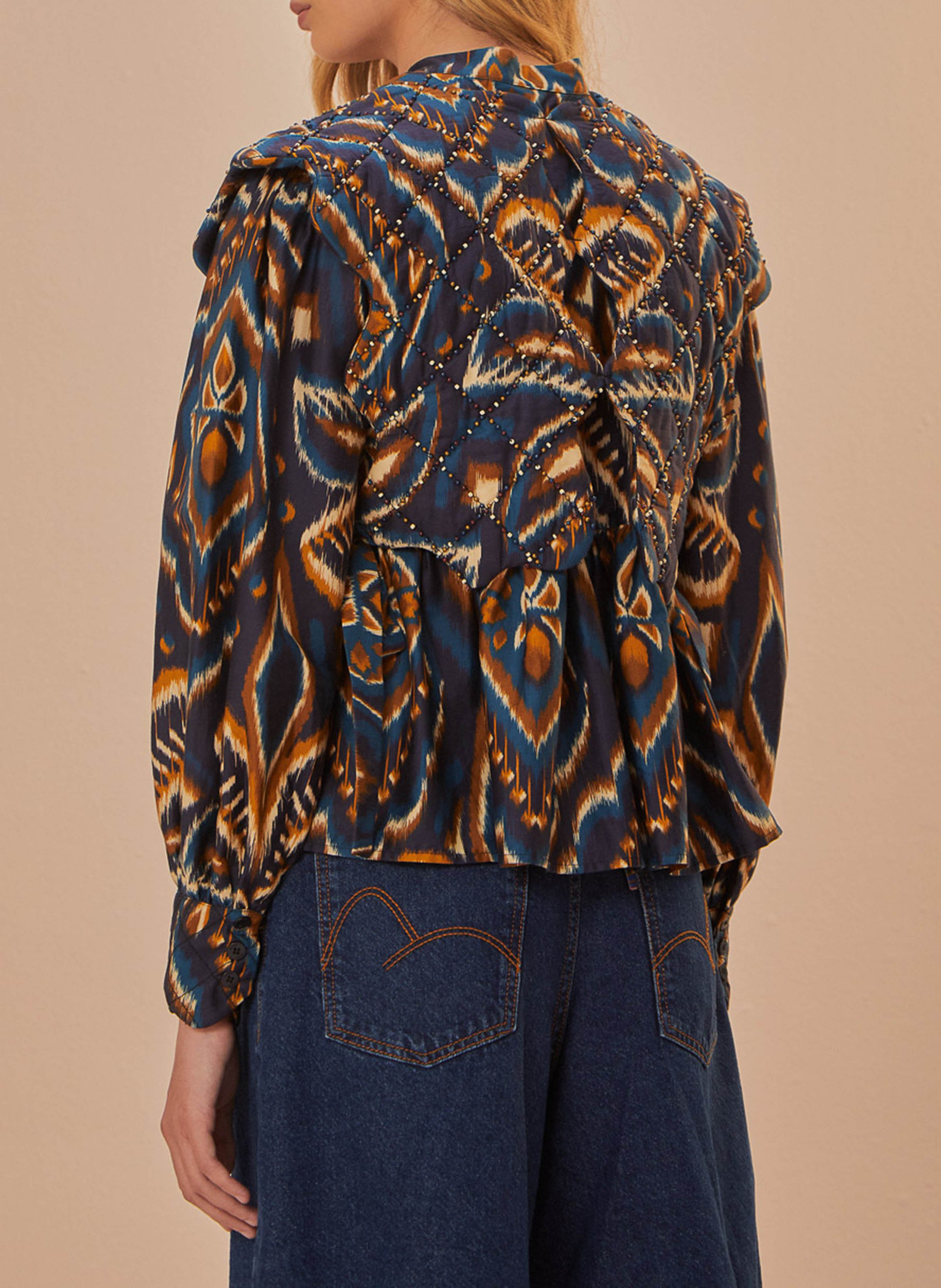 Quilted blouse FARM RIO Multicolored