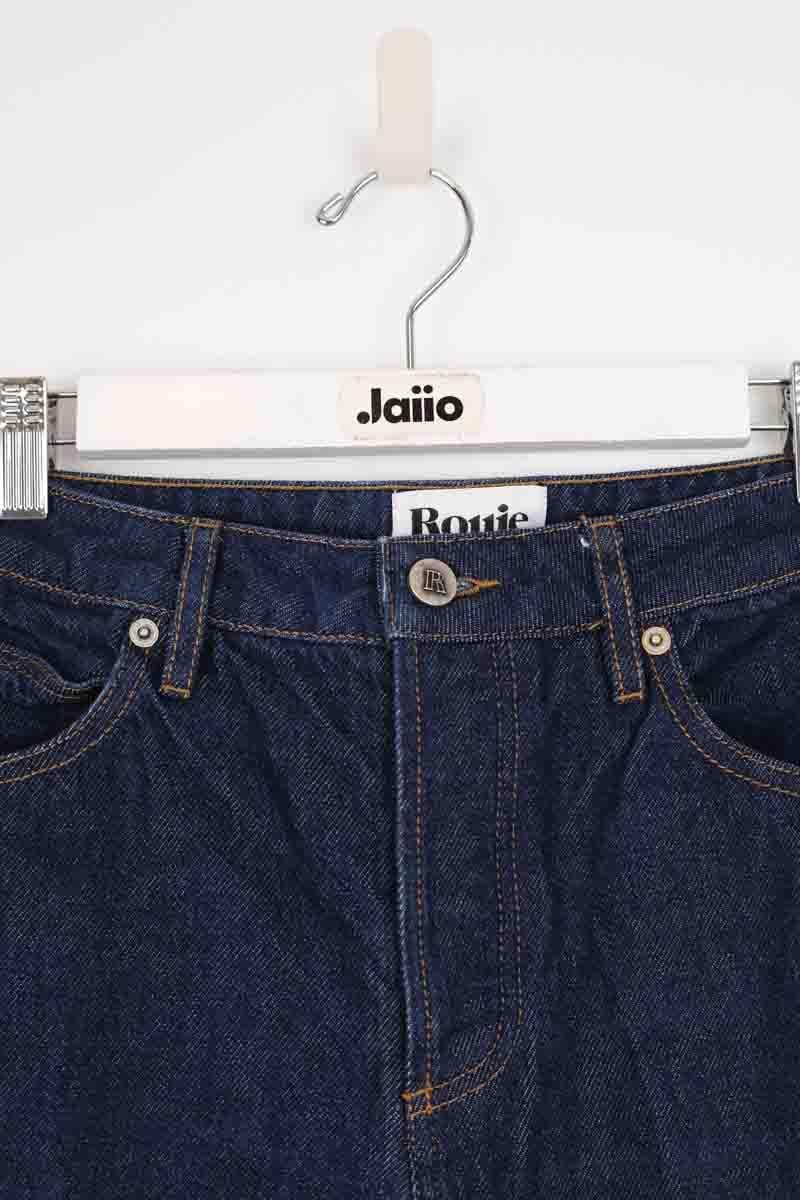 Cotton straight jeans ROUJE - Seconde Main Blue