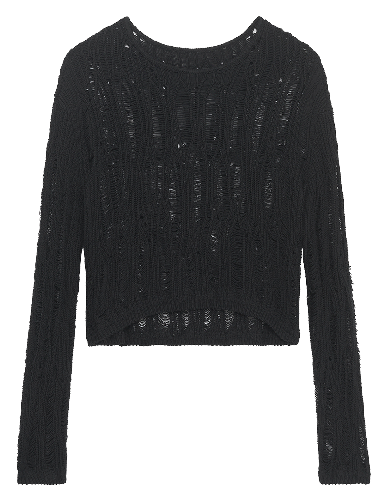 Colour block cotton sweater IRO Black