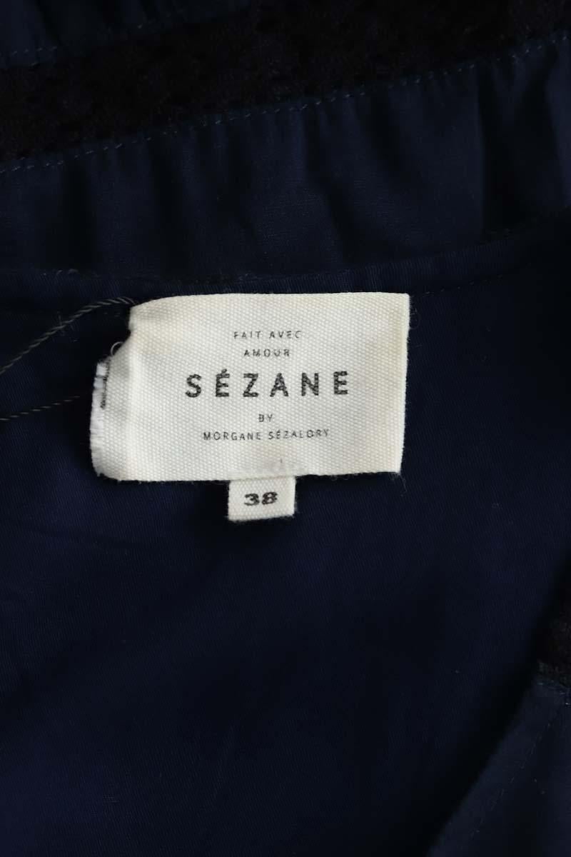 Cotton dress SEZANE - Seconde main Blue