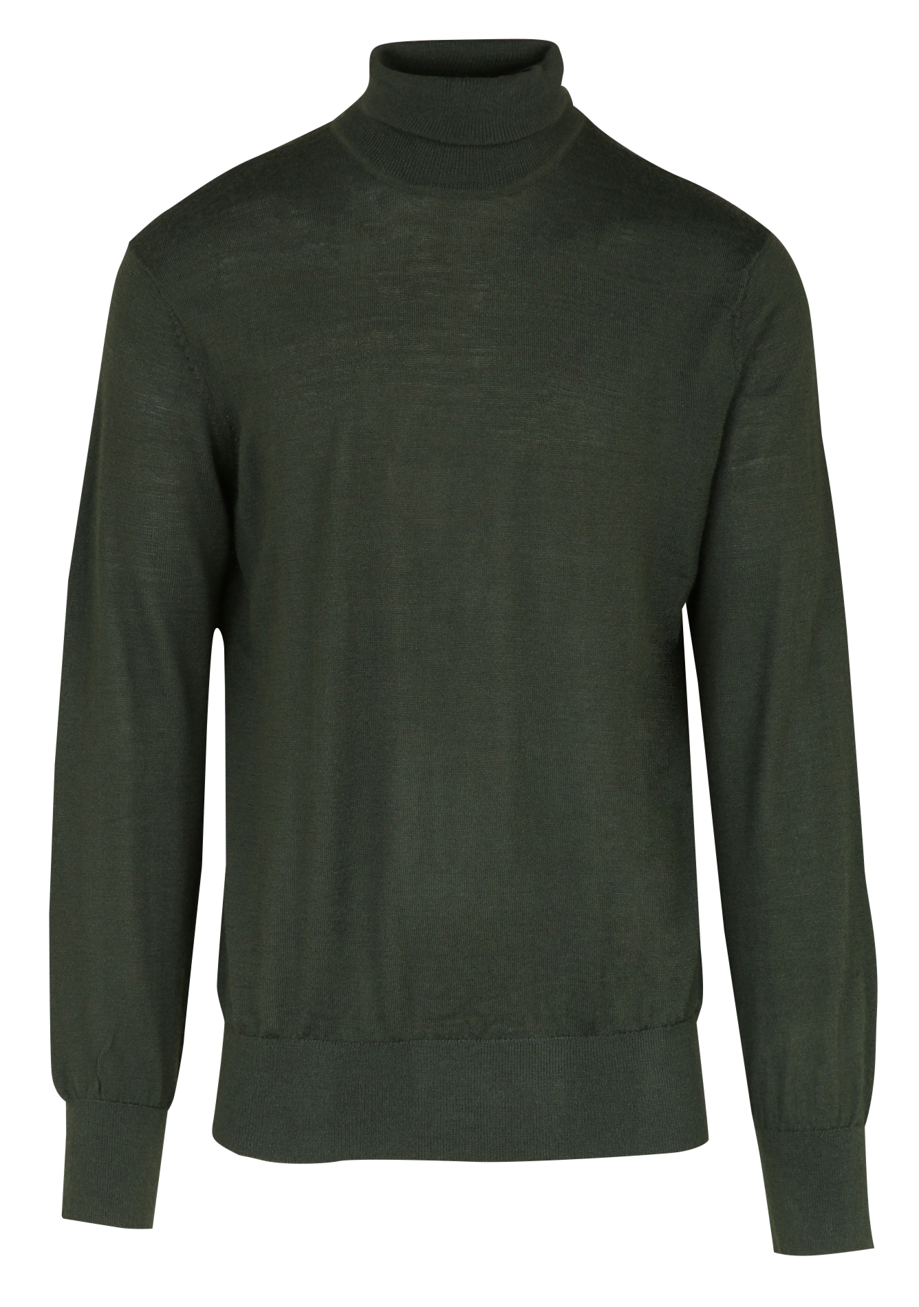 Straight knit turtleneck in wool blend MINIMUM Green