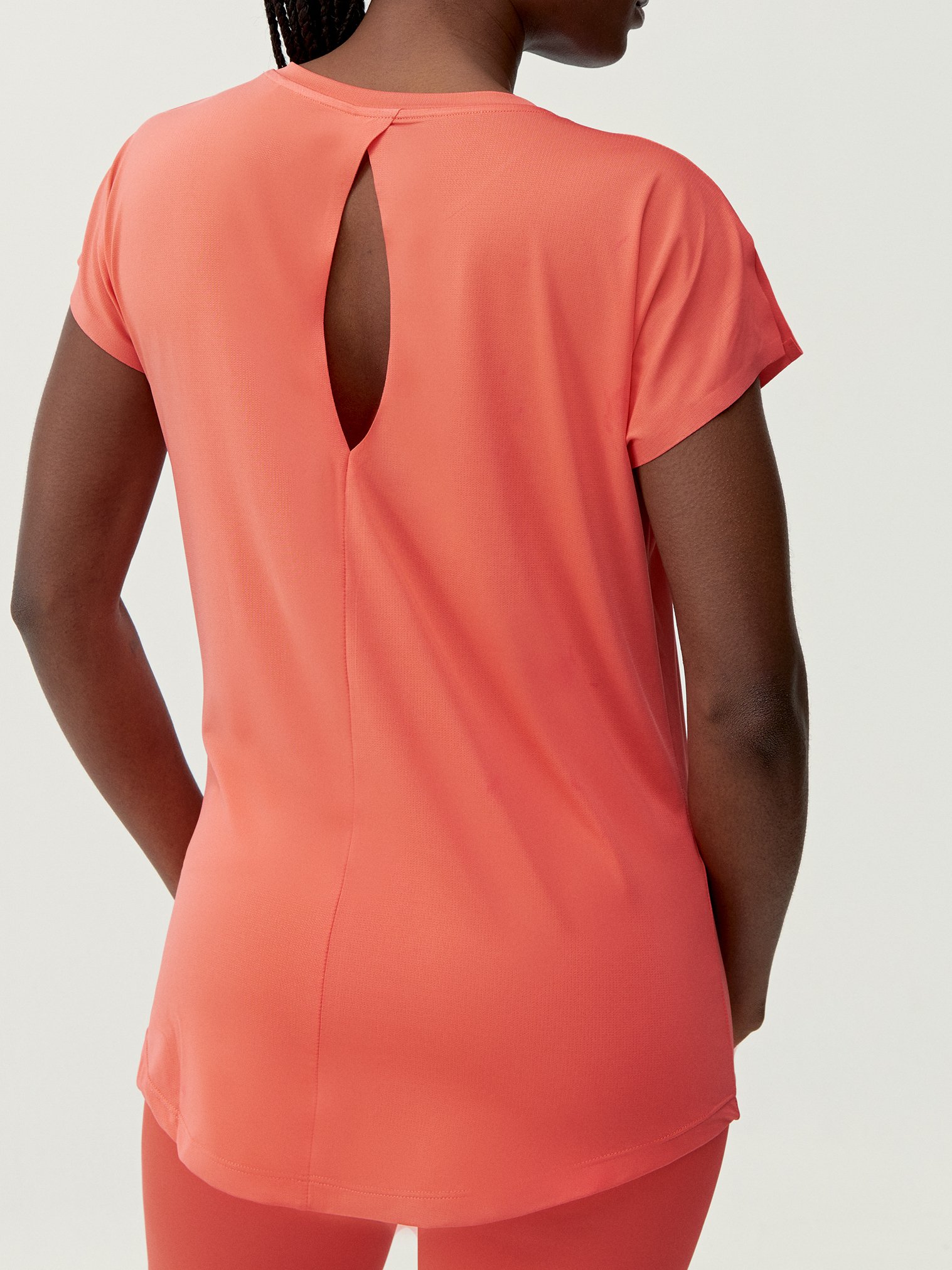 Open back t-shirt BORN LIVING YOGA Pink