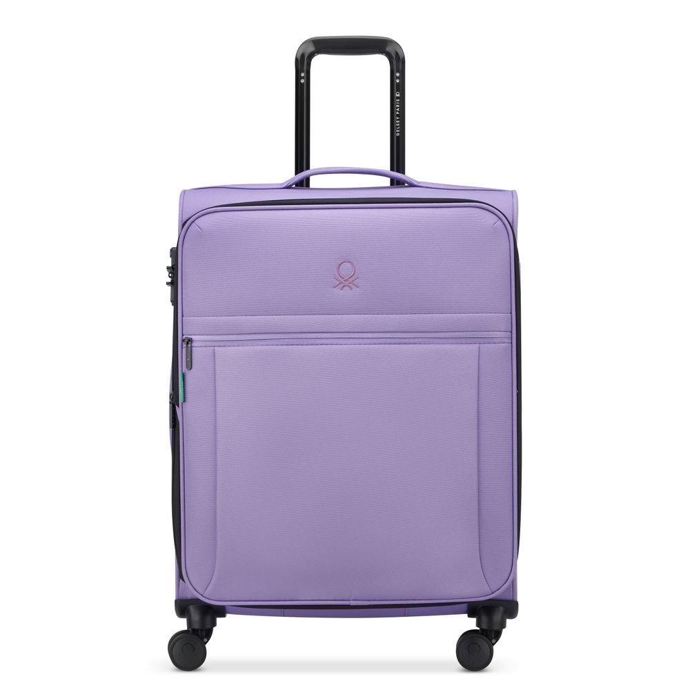 Soft cabin suitcase DELSEY PARIS Purple
