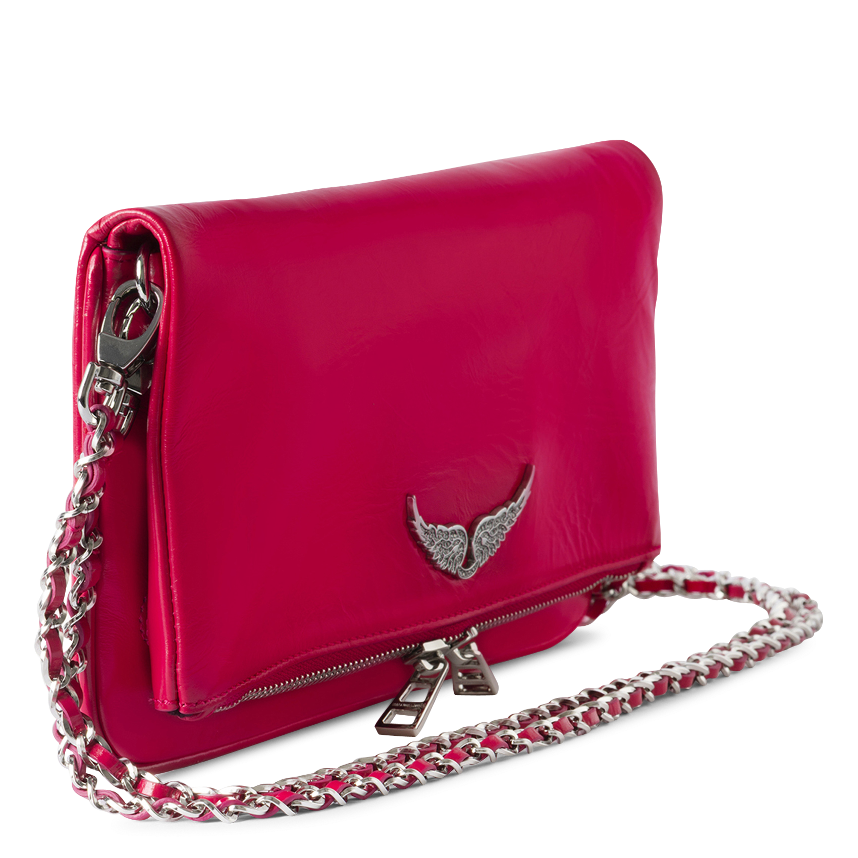 Leather bag ZADIG&VOLTAIRE Pink